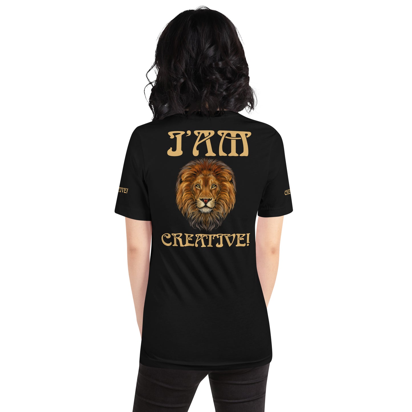 “I’AM CREATIVE!”Unisex T-Shirt W/Fawn Font