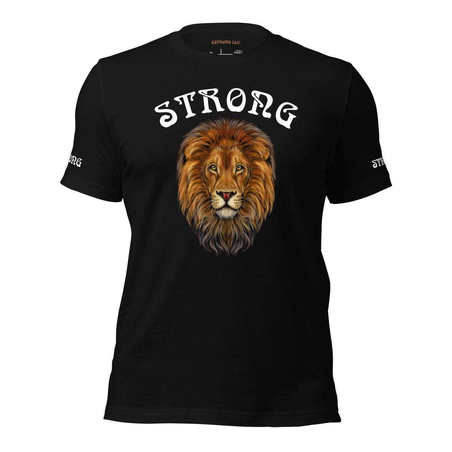 “STRONG”Men’s T-Shirt W/White Arch Font