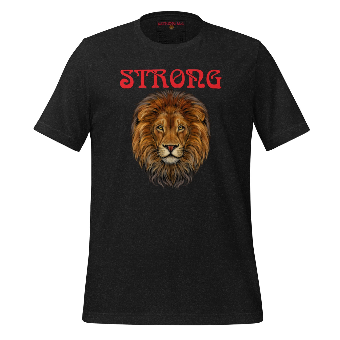 “STRONG”Unisex T-Shirt W/Back Double Red Font