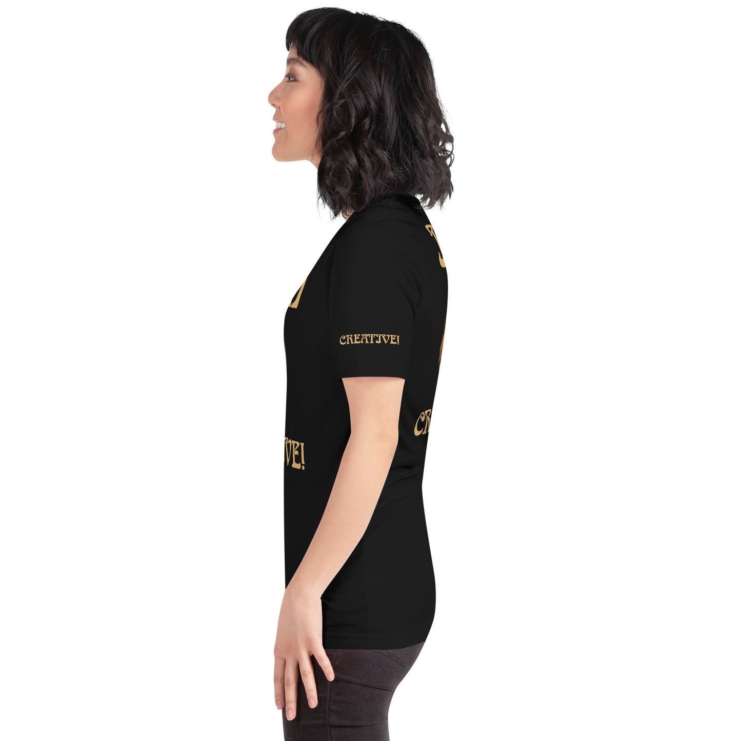 “I’AM CREATIVE!”Unisex T-Shirt W/Fawn Font