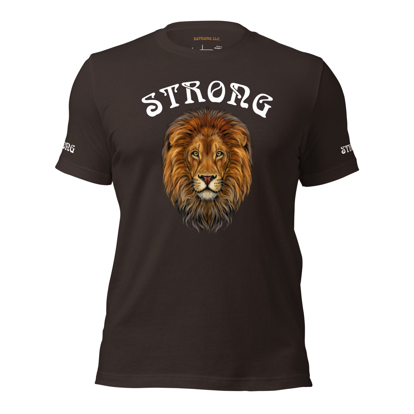 “STRONG”Men’s T-Shirt W/White Arch Font