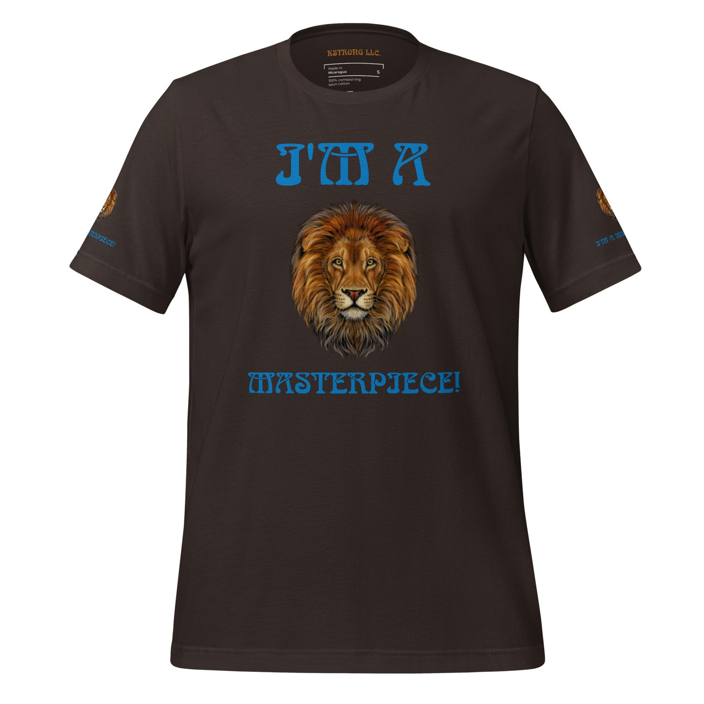 I’M A MASTERPIECE!"Unisex T-Shirt W/Blue Font