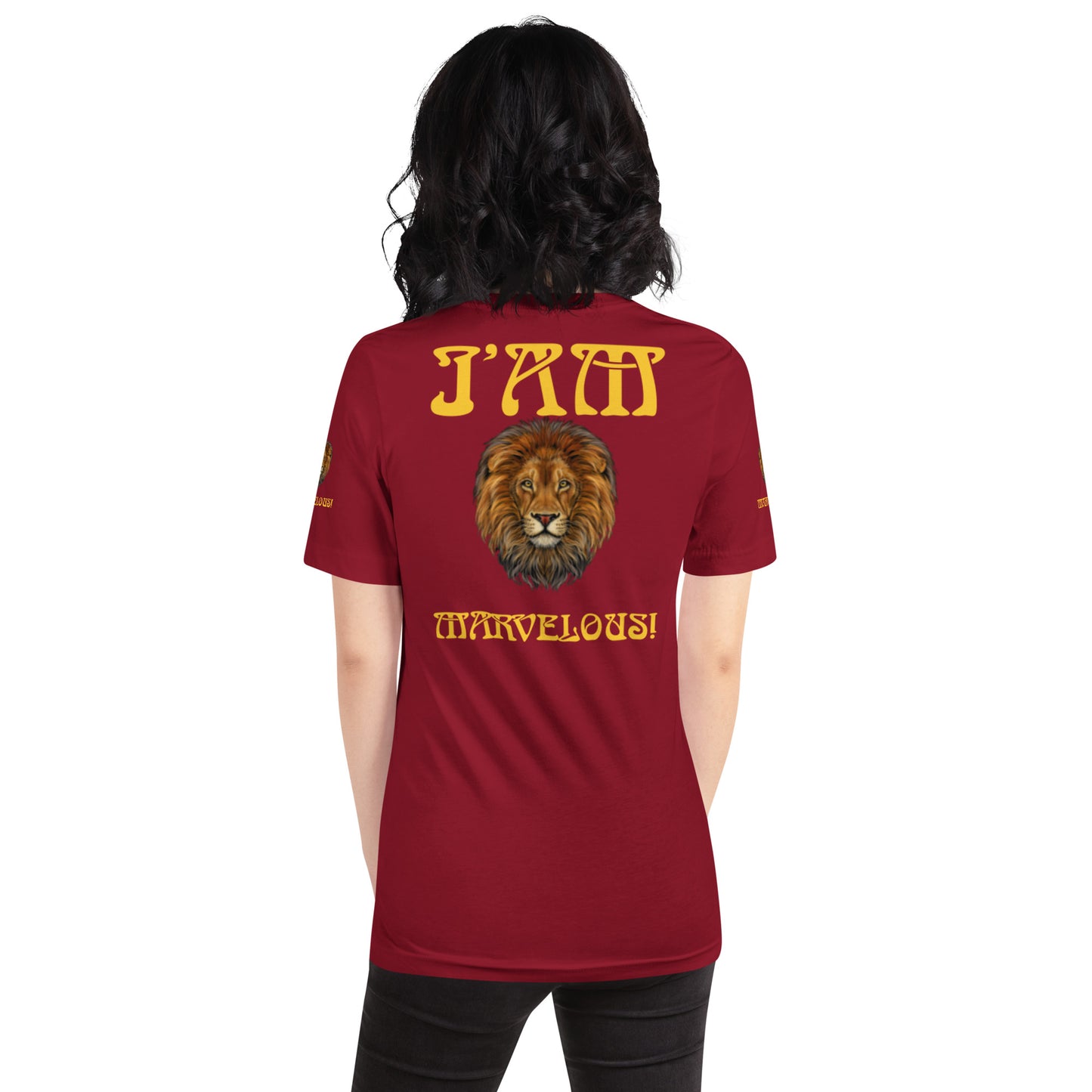 “I’AM MARVELOUS!” Unisex T-Shirt W/Yellow Font