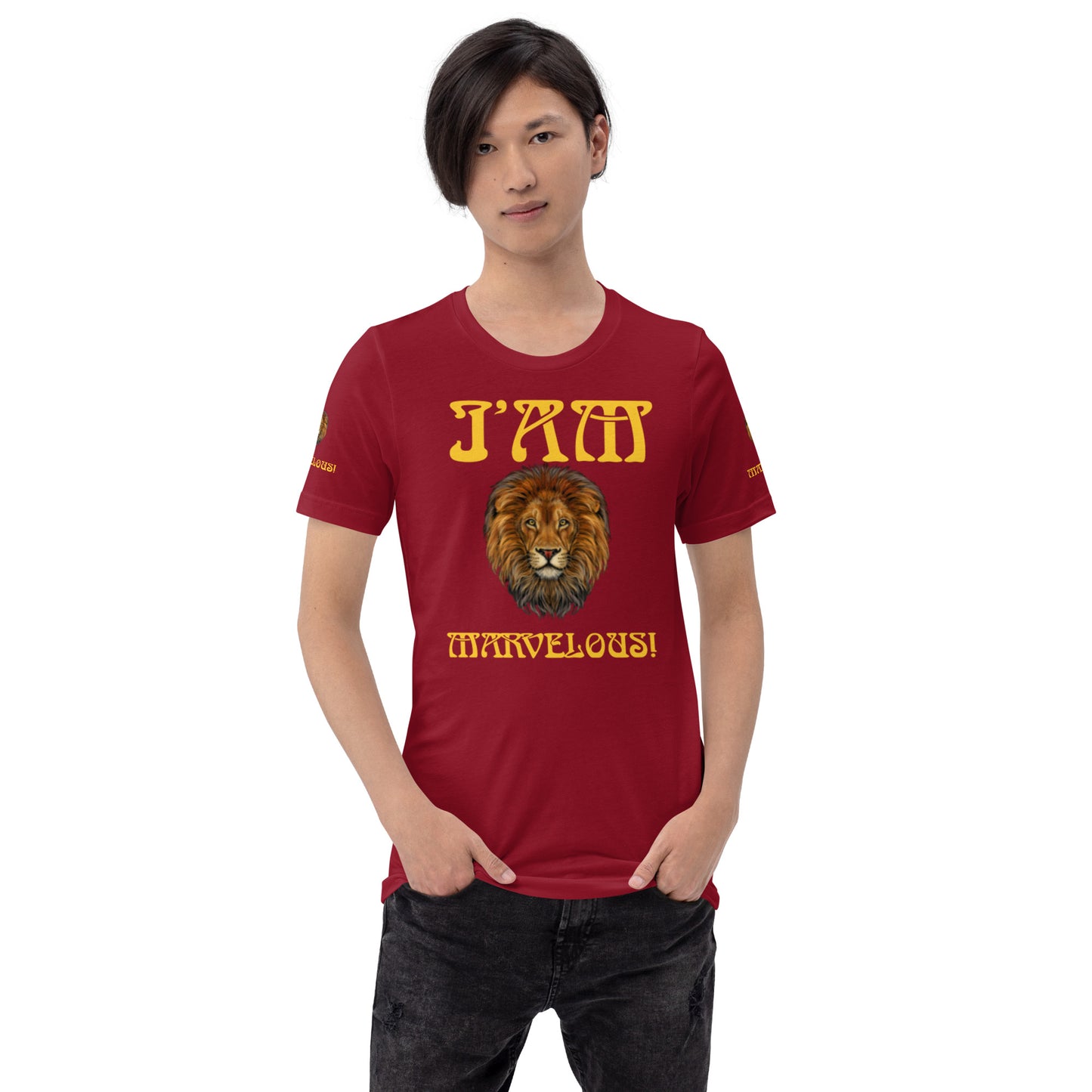 “I’AM MARVELOUS!” Unisex T-Shirt W/Yellow Font