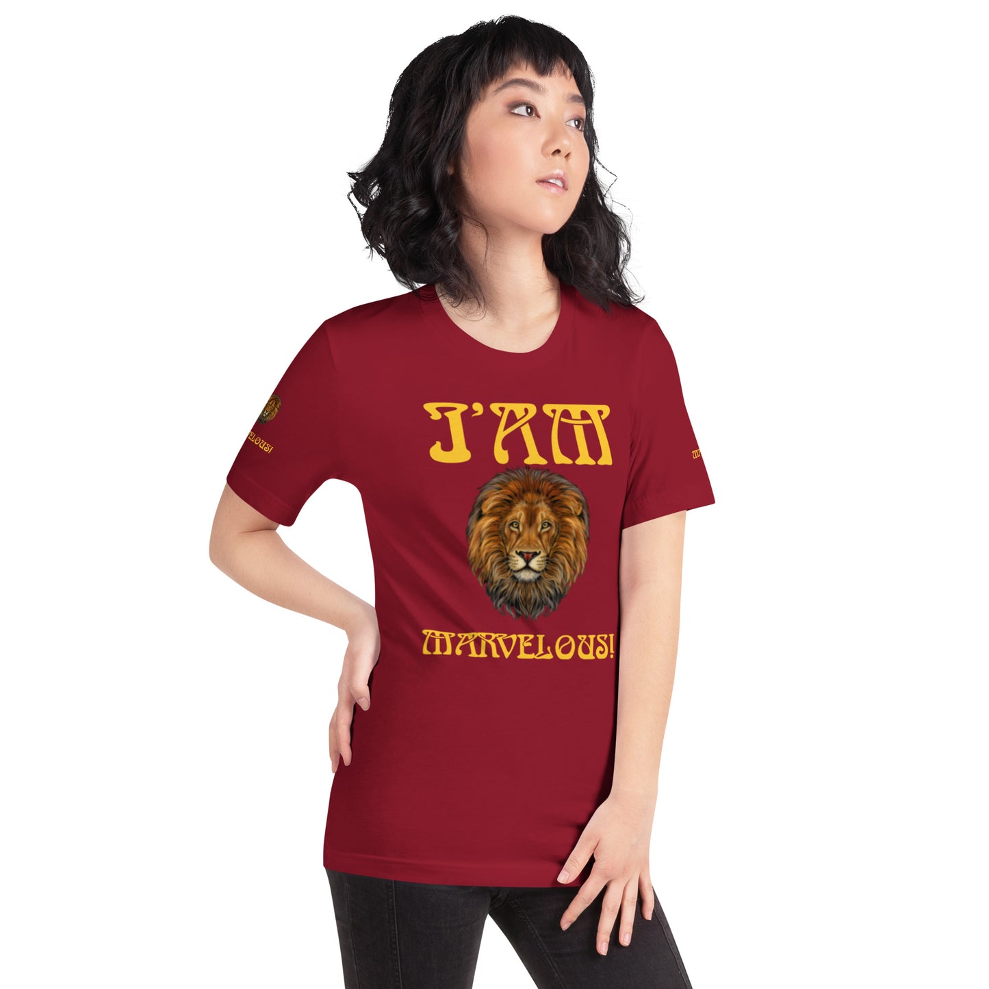 “I’AM MARVELOUS!” Unisex T-Shirt W/Yellow Font
