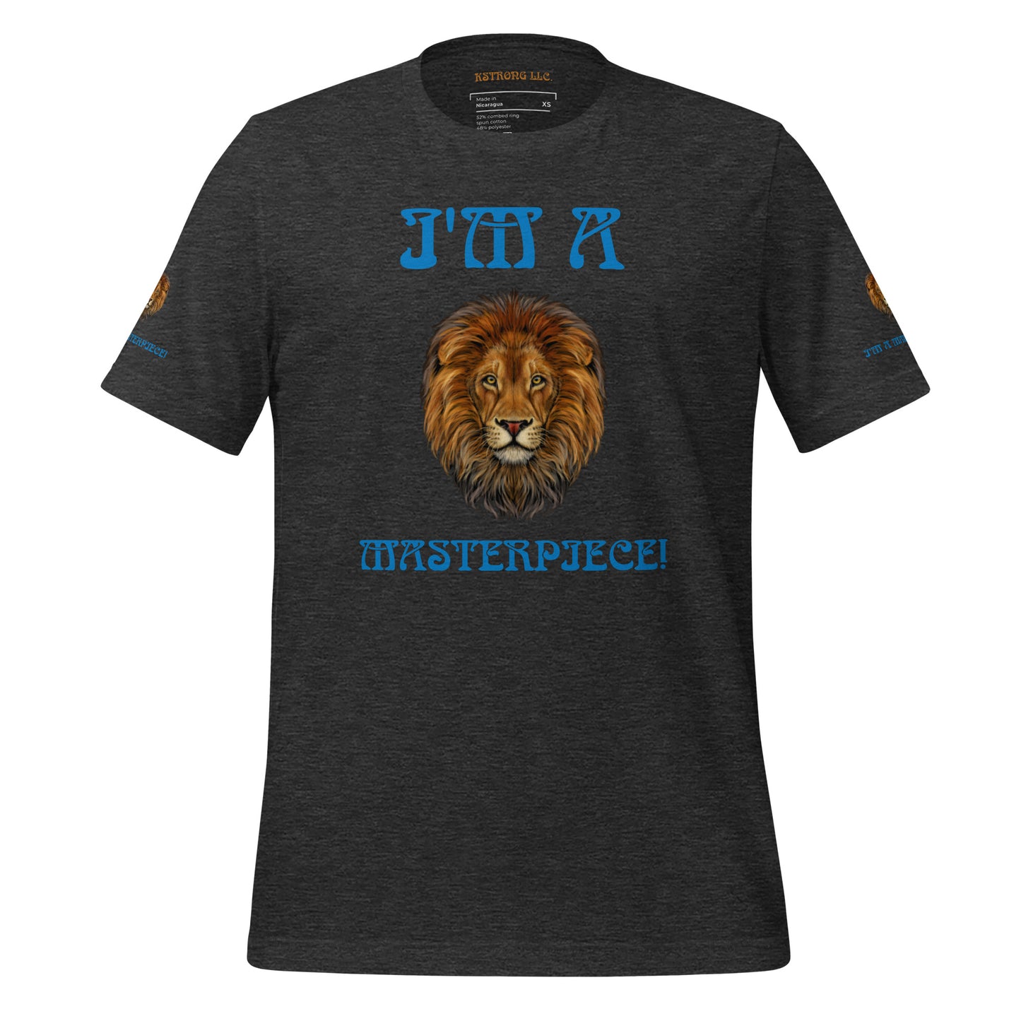 I’M A MASTERPIECE!"Unisex T-Shirt W/Blue Font