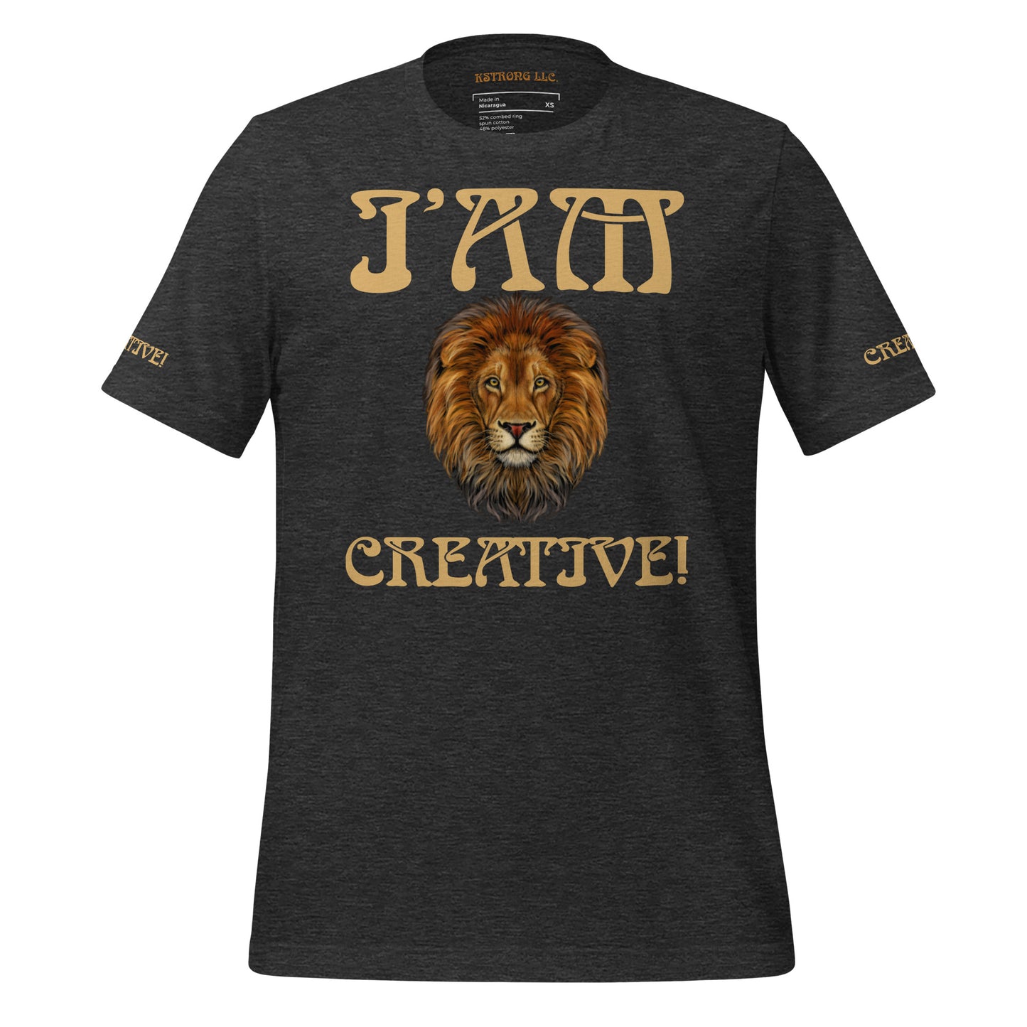“I’AM CREATIVE!”Unisex T-Shirt W/Fawn Font
