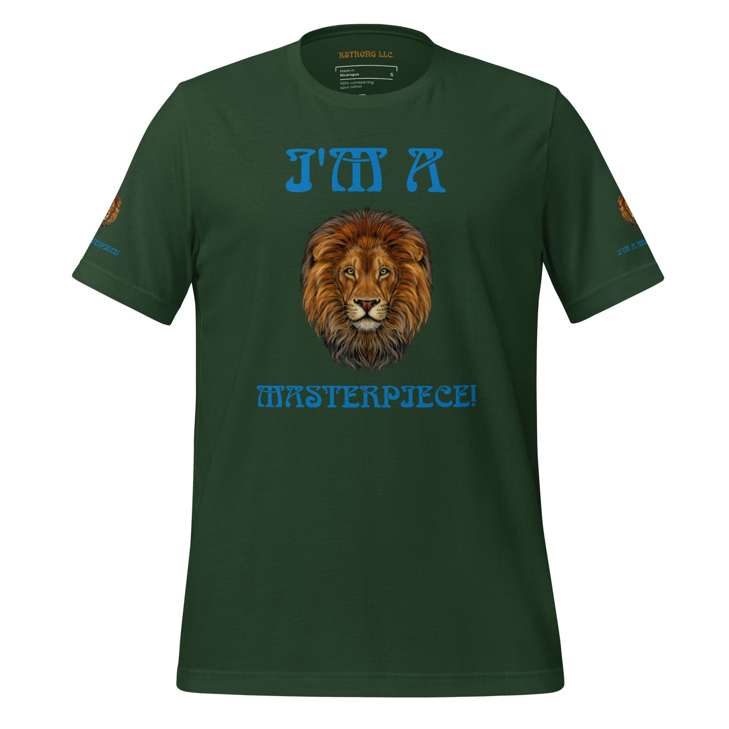 I’M A MASTERPIECE!"Unisex T-Shirt W/Blue Font
