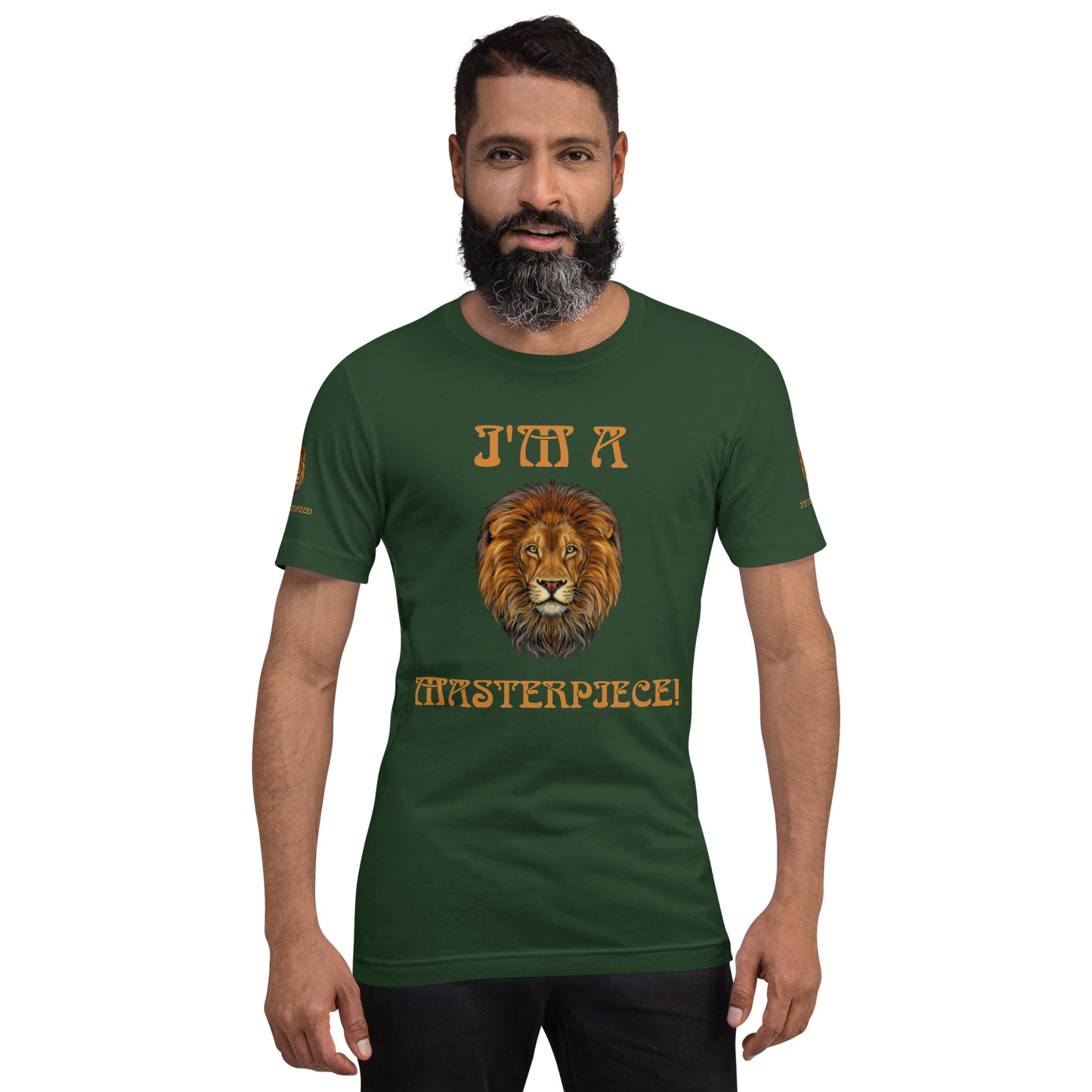 “I’M A MASTERPIECE!"Unisex T-Shirt W/Bronze Font
