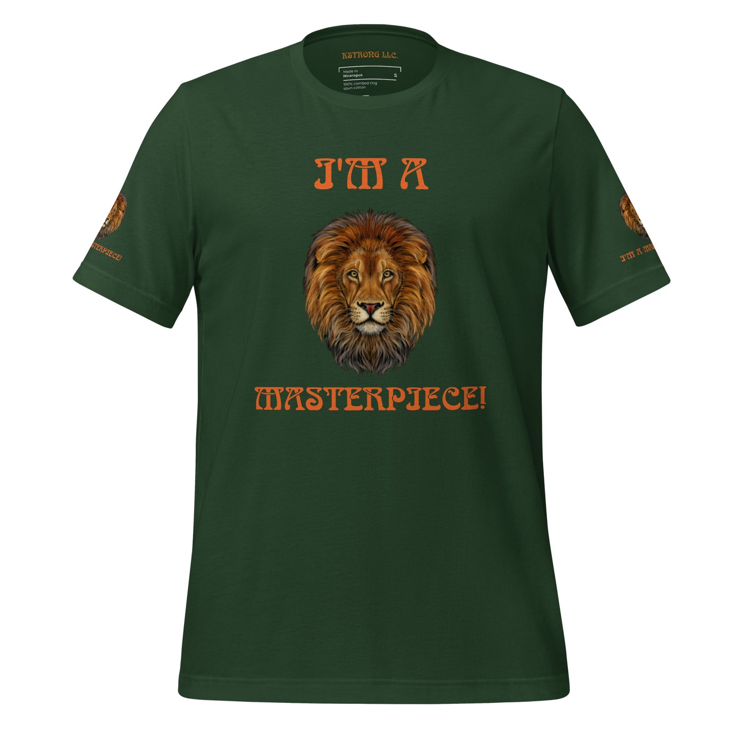 “I’M A MASTERPIECE!”Unisex T-Shirt W/Orange Font