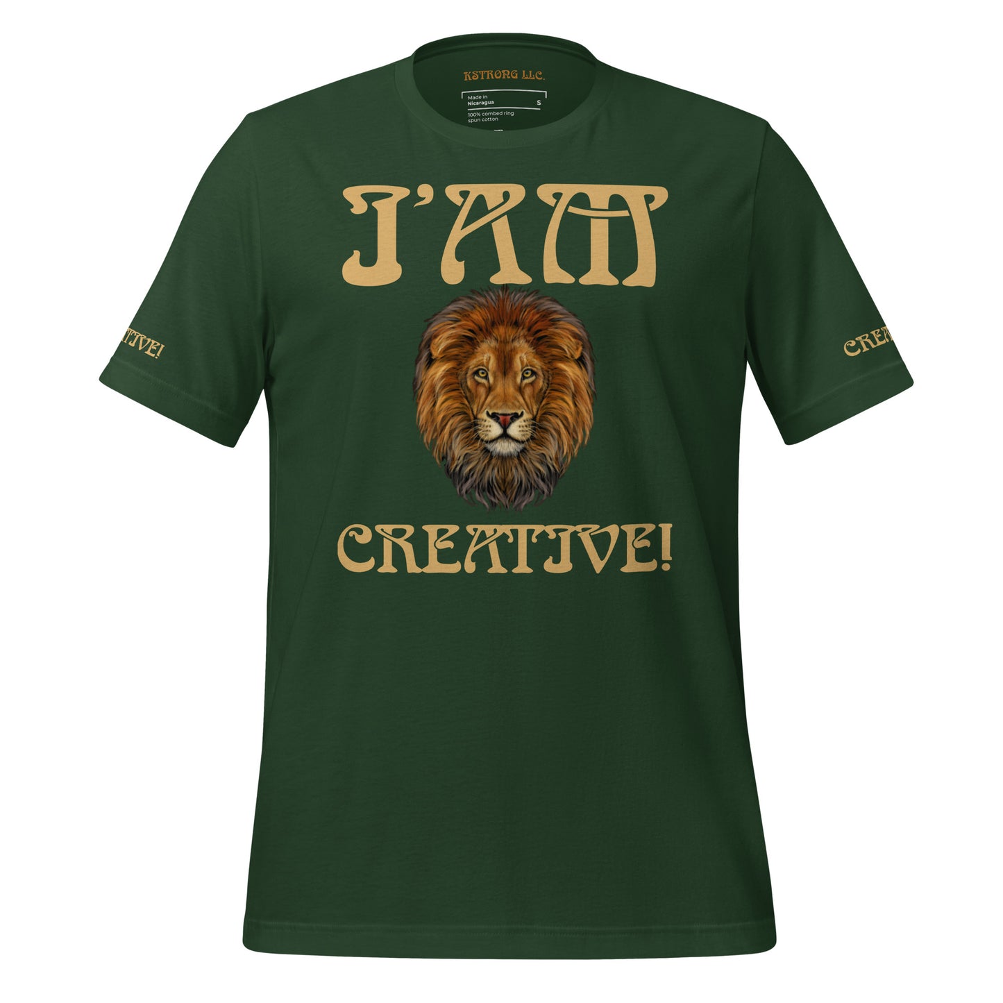 “I’AM CREATIVE!”Unisex T-Shirt W/Fawn Font