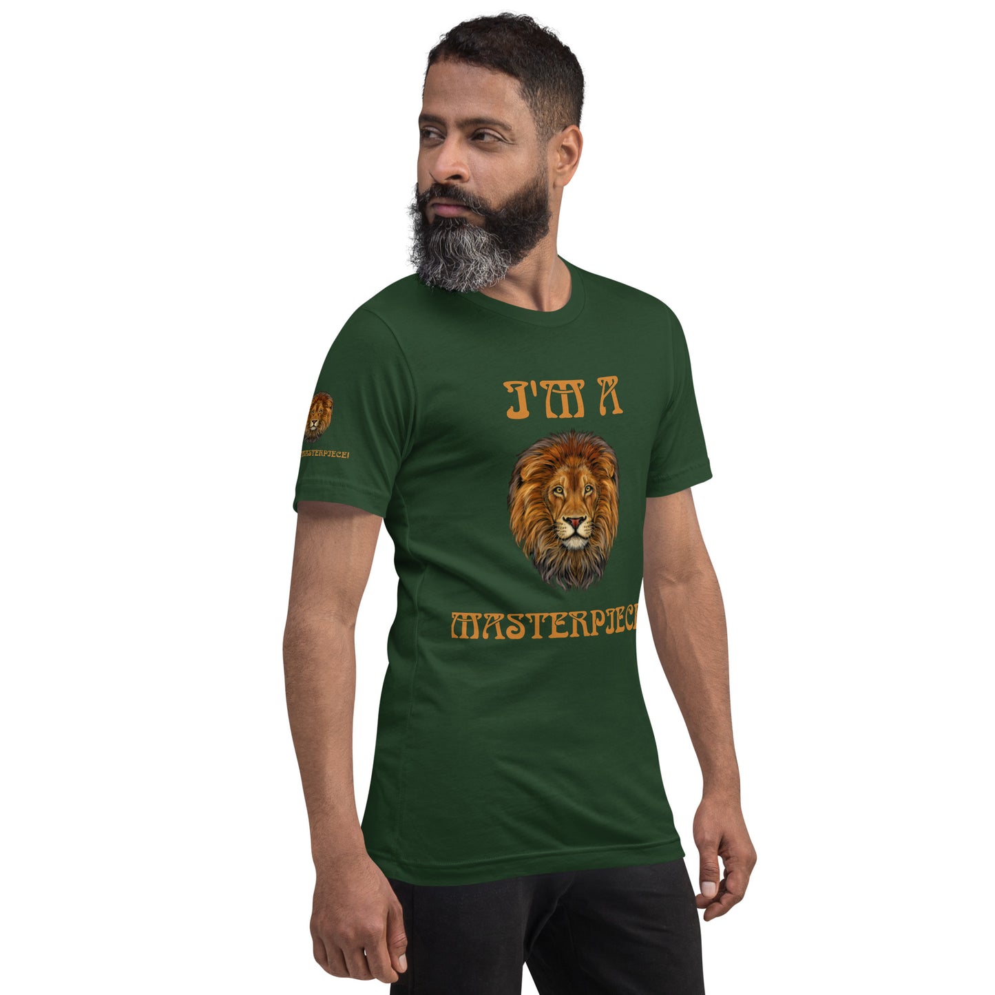 “I’M A MASTERPIECE!"Unisex T-Shirt W/Bronze Font