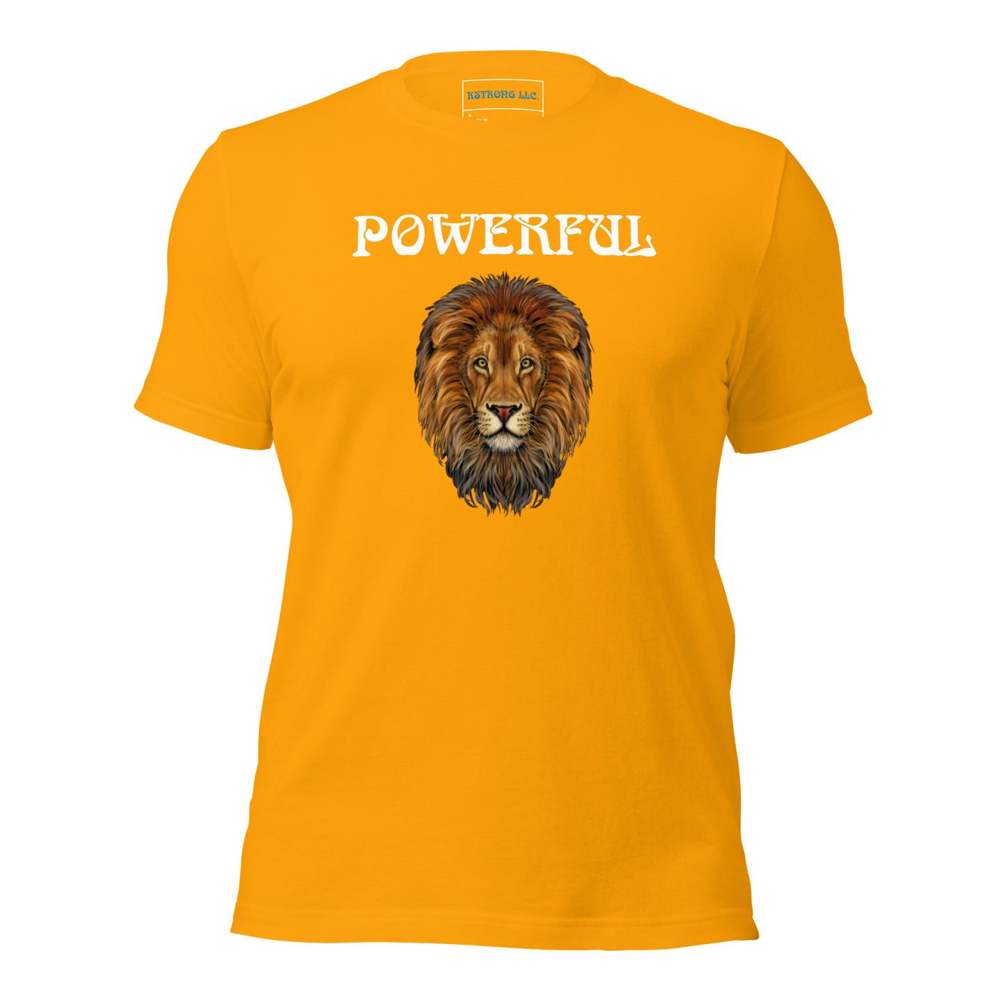 “POWERFUL”Unisex T-Shirt W/White Font
