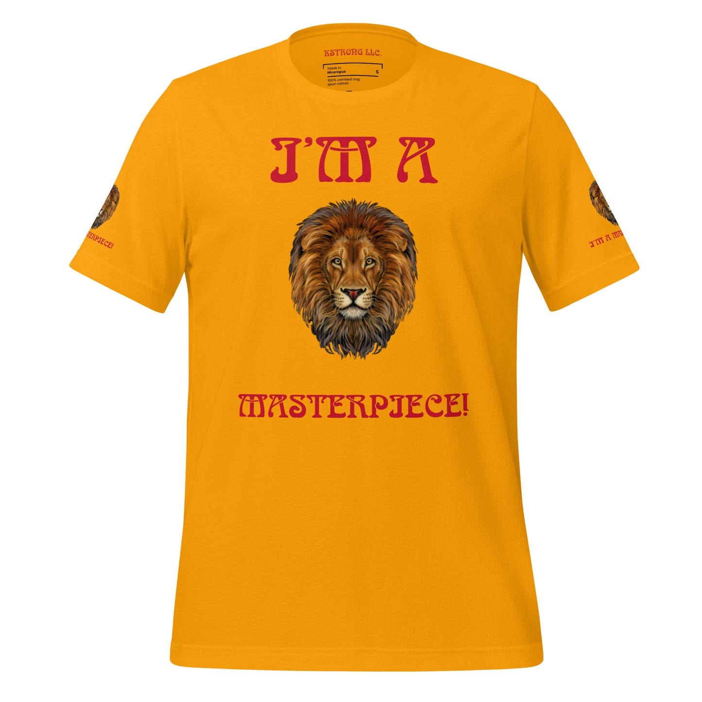 I’M A MASTERPIECE!"Unisex T-Shirt W/Red Font