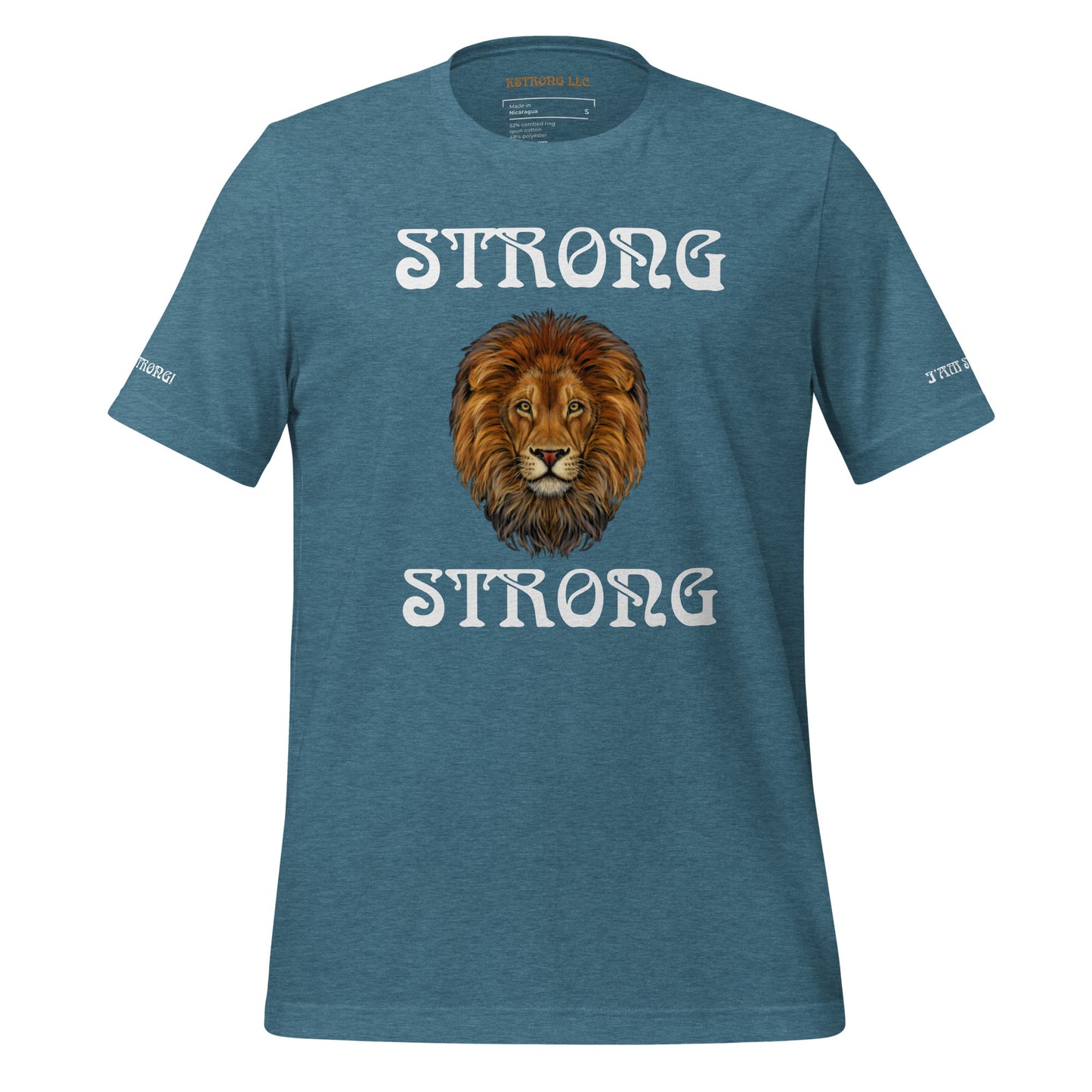 “IAM STRONG”Unisex T-Shirt W/White Font