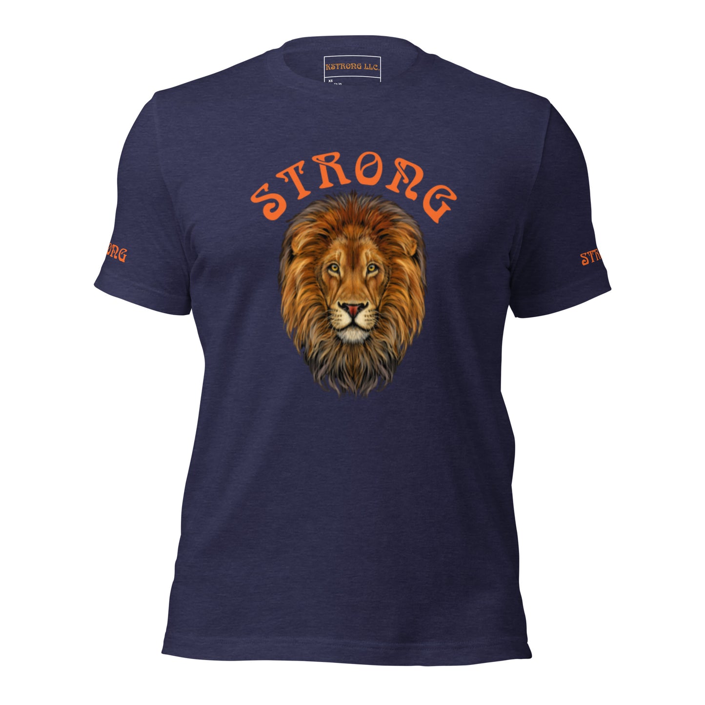“STRONG”Men’s T-Shirt W/Orange Arch Font