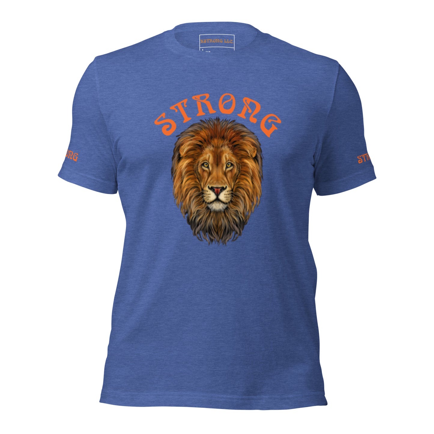 “STRONG”Men’s T-Shirt W/Orange Arch Font