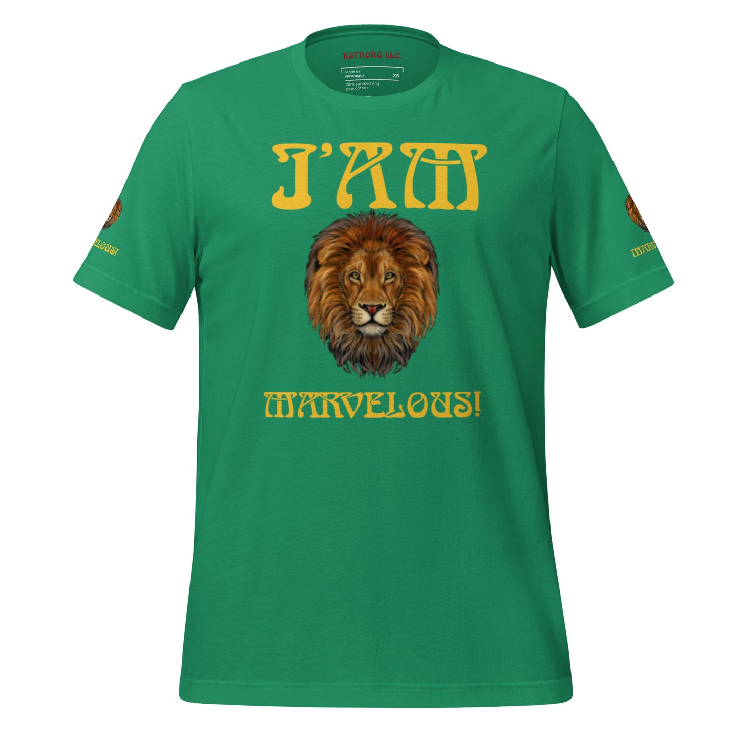 “I’AM MARVELOUS!” Unisex T-Shirt W/Yellow Font