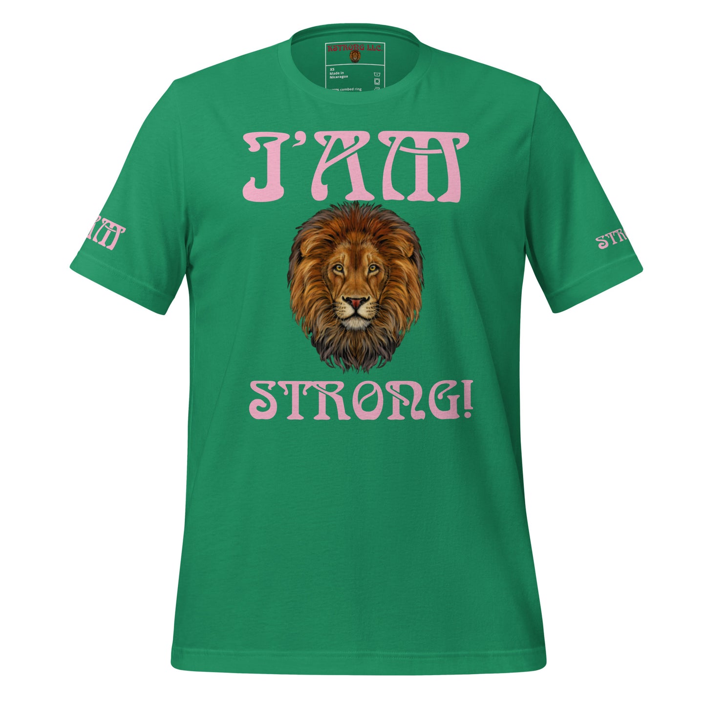 “I’AM STRONG!”Unisex T-Shirt W/Cotton Candy Font