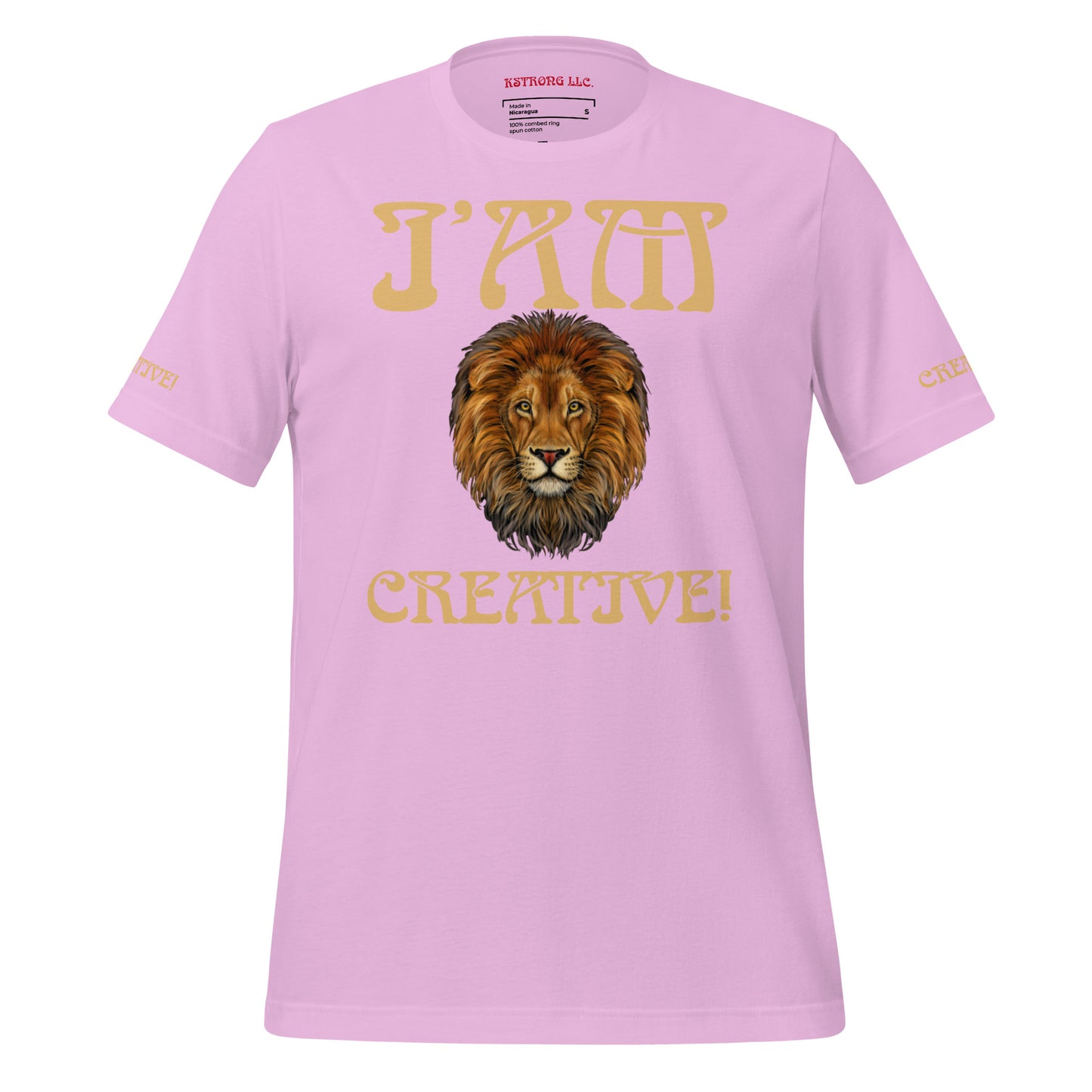 “I’AM CREATIVE!”Unisex T-Shirt W/Fawn Font