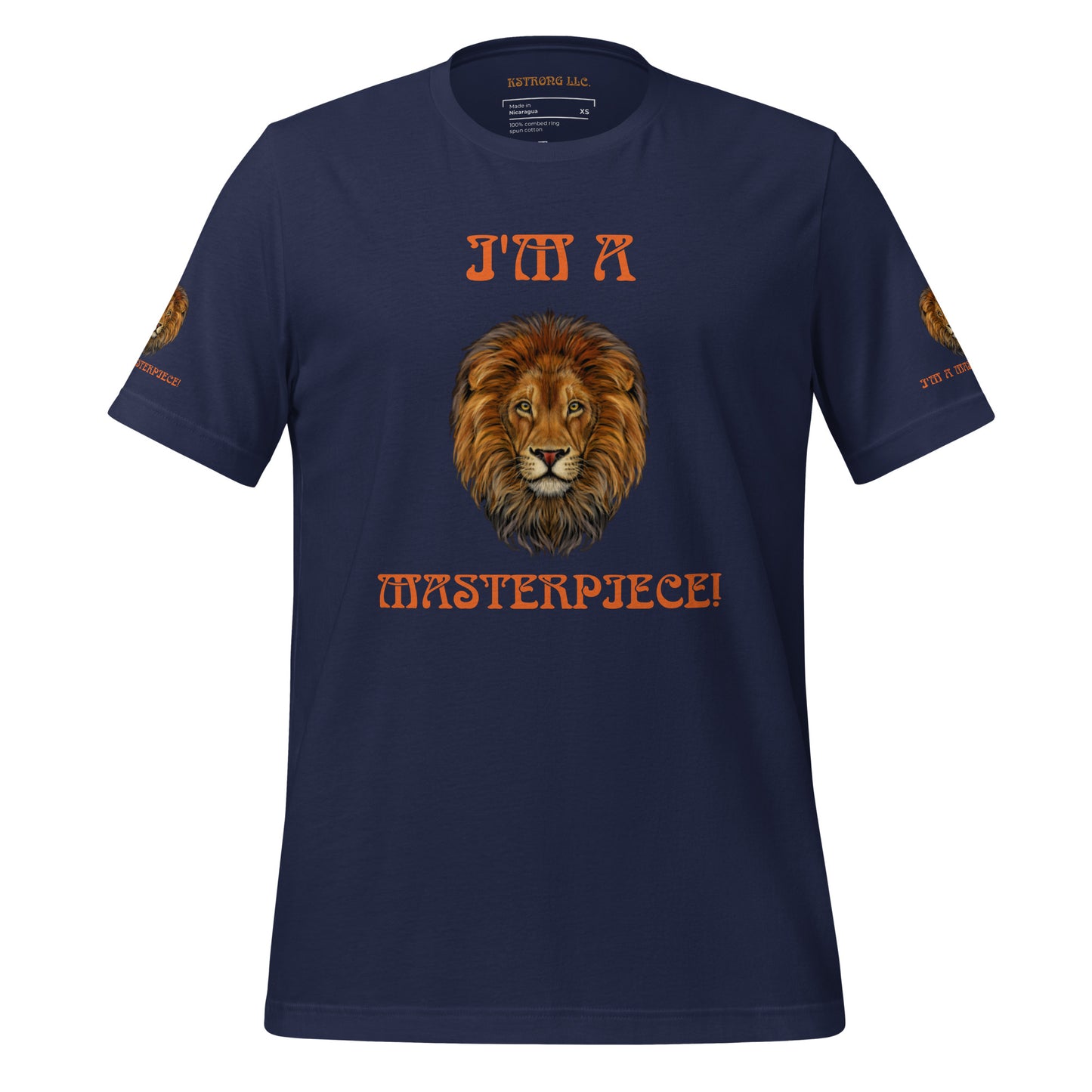 “I’M A MASTERPIECE!”Unisex T-Shirt W/Orange Font