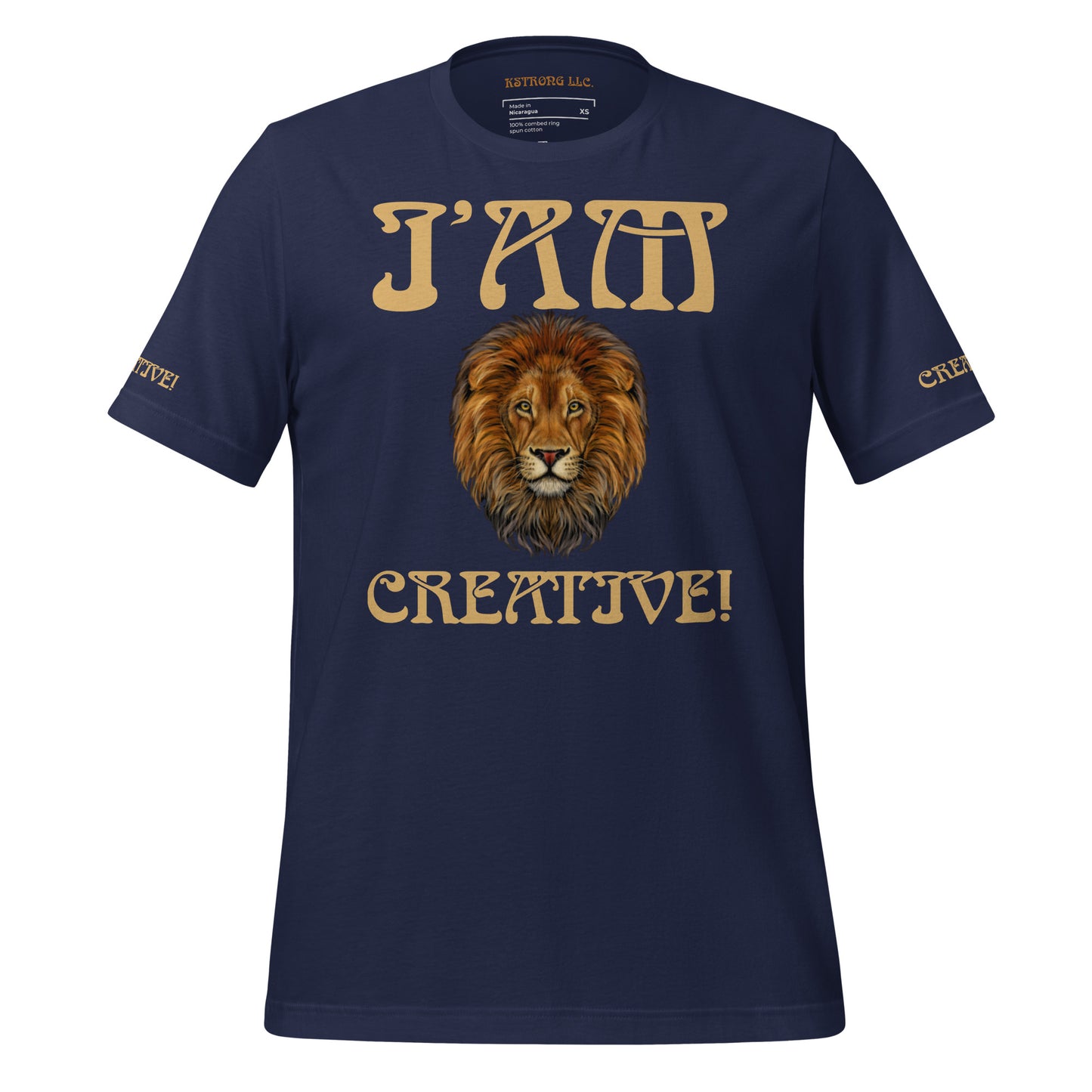 “I’AM CREATIVE!”Unisex T-Shirt W/Fawn Font