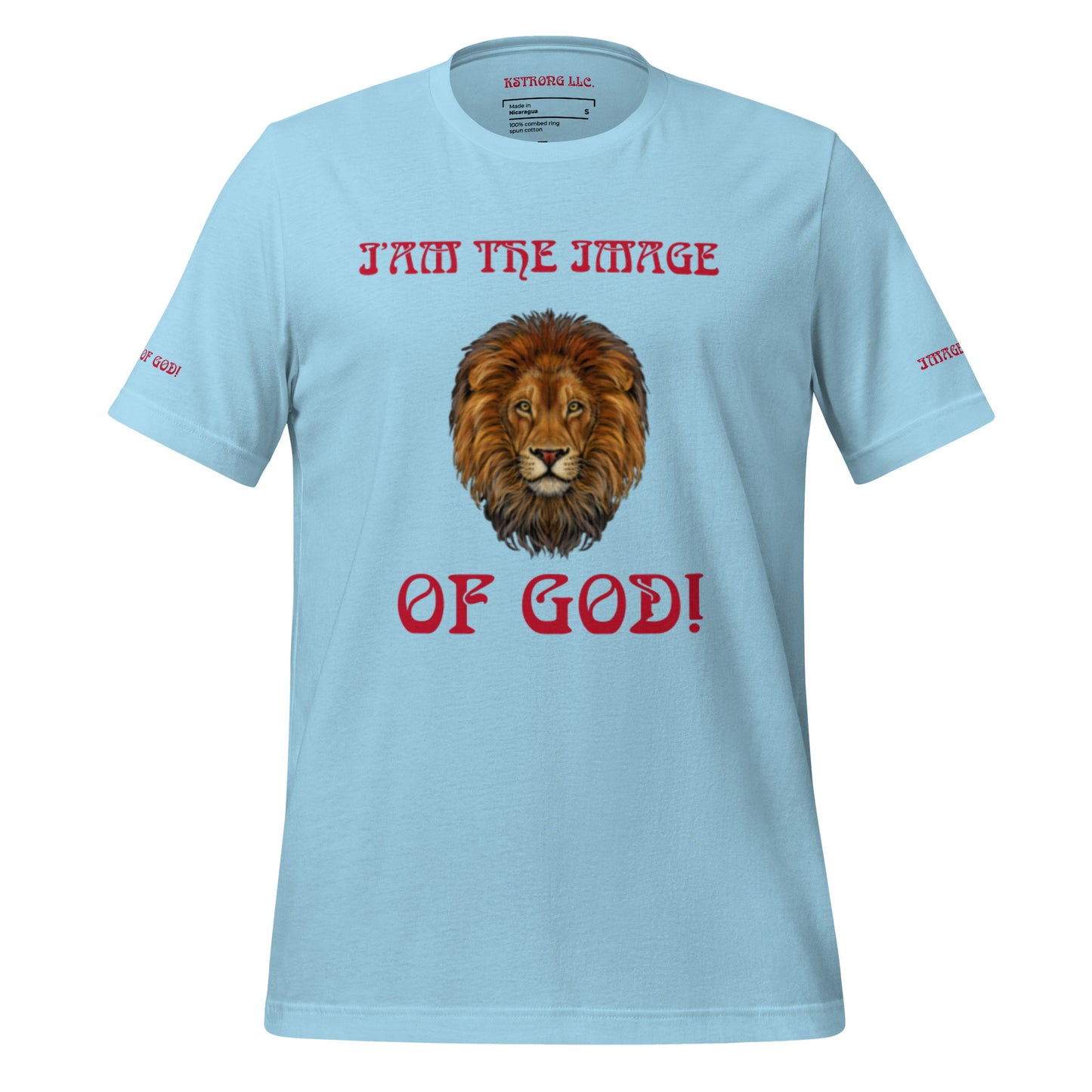 “I’AM THE IMAGE OF GOD!”Unisex T-Shirt W/Red Font