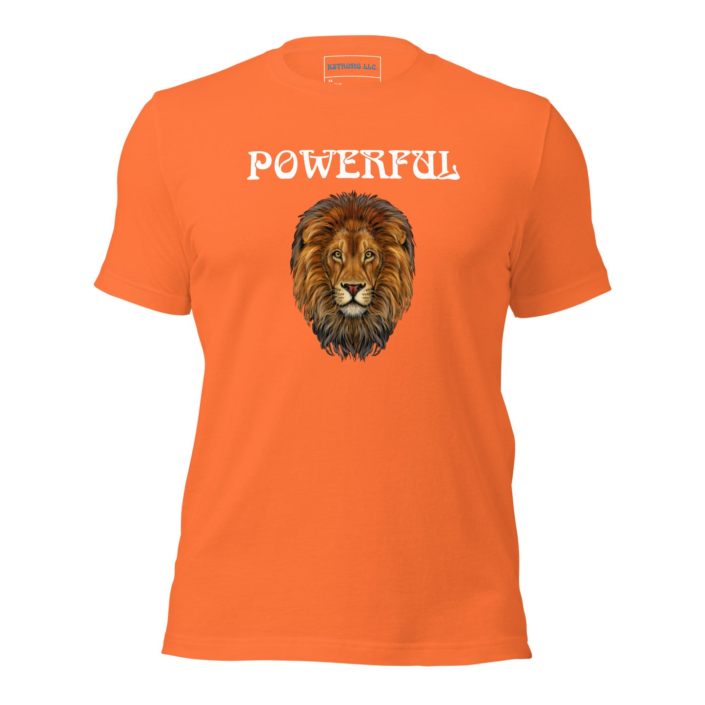 “POWERFUL”Unisex T-Shirt W/White Font