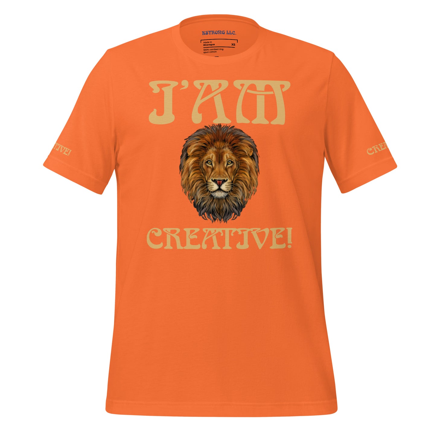 “I’AM CREATIVE!”Unisex T-Shirt W/Fawn Font