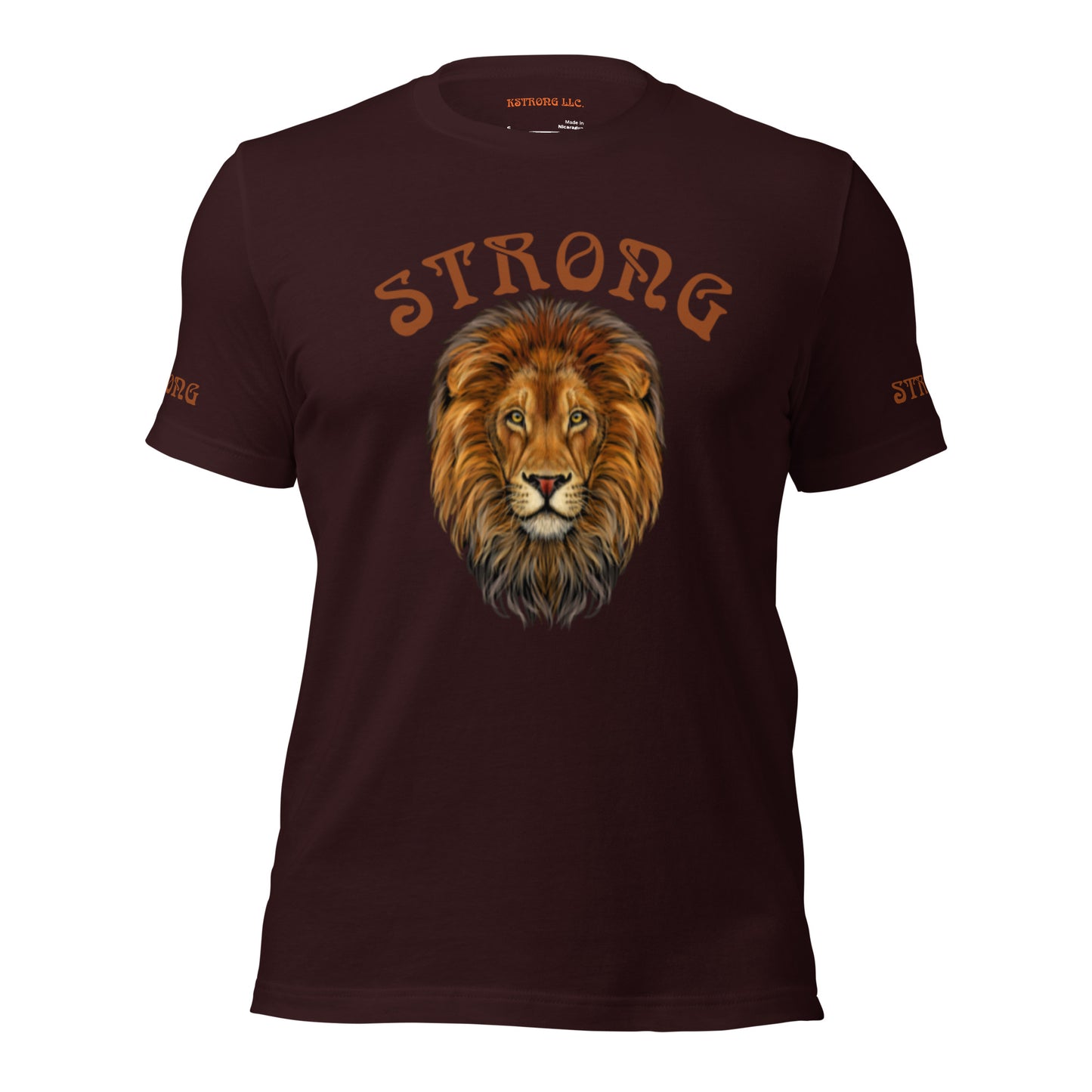 “STRONG” Men’s T-Shirt W/Brown Font