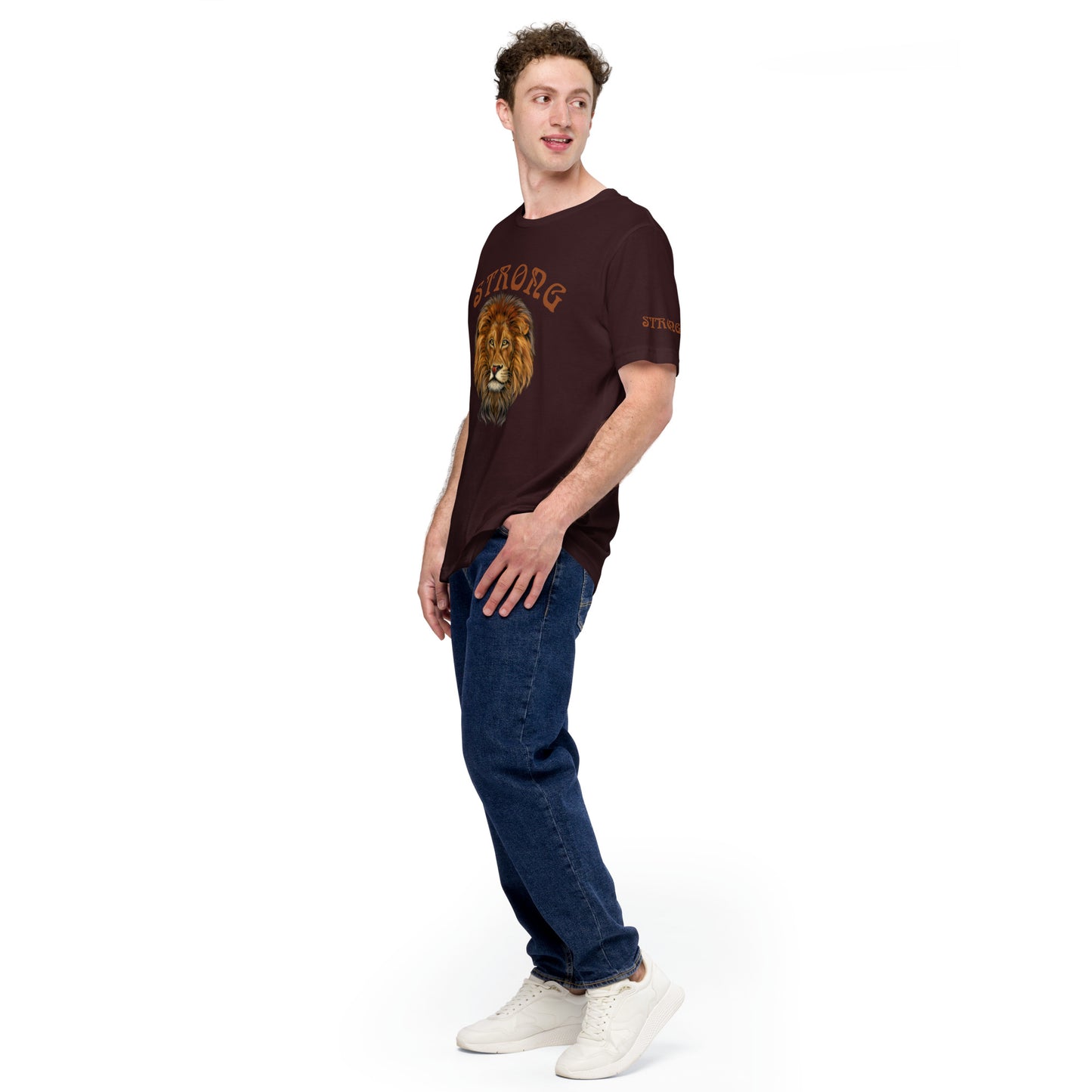 “STRONG” Men’s T-Shirt W/Brown Font