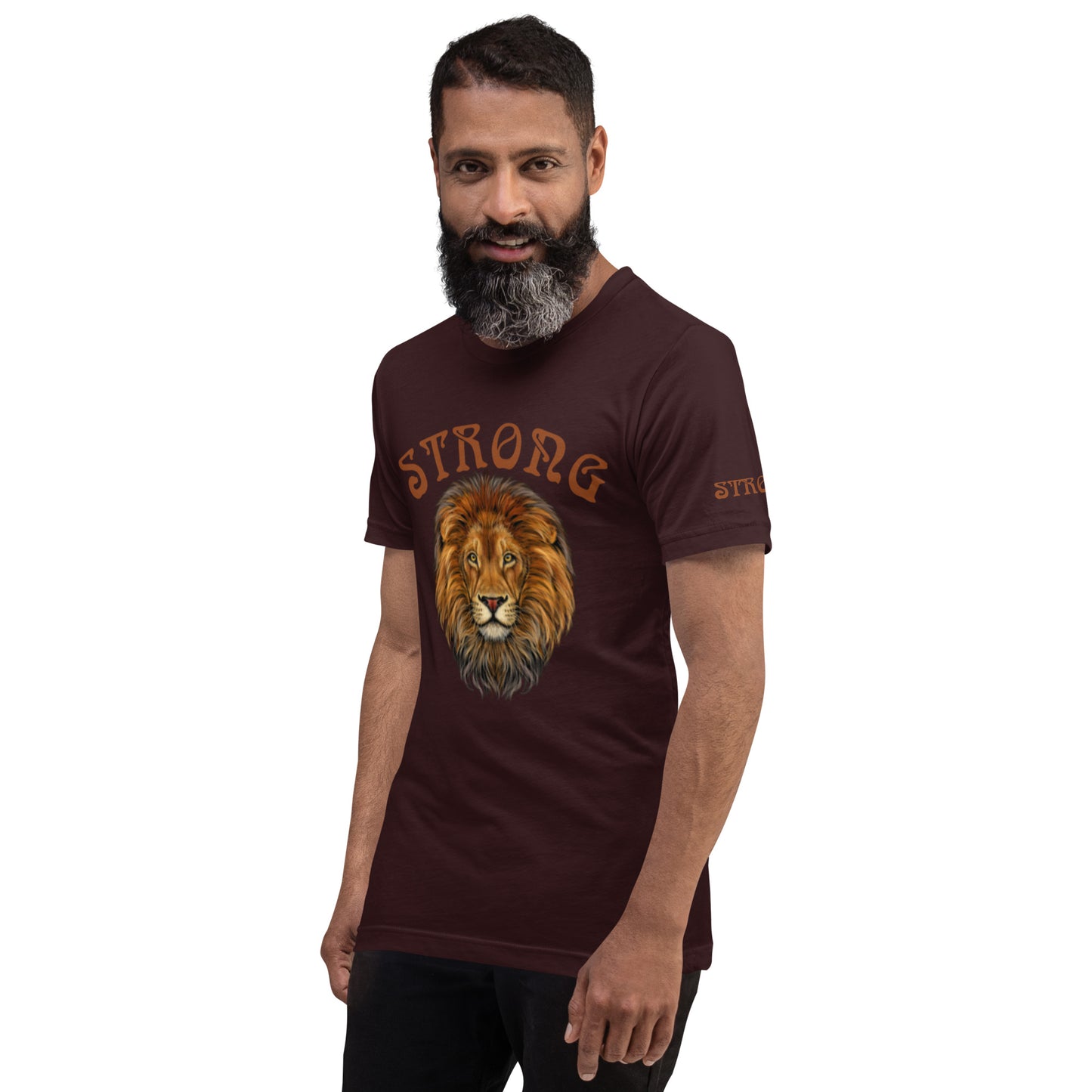 “STRONG” Men’s T-Shirt W/Brown Font