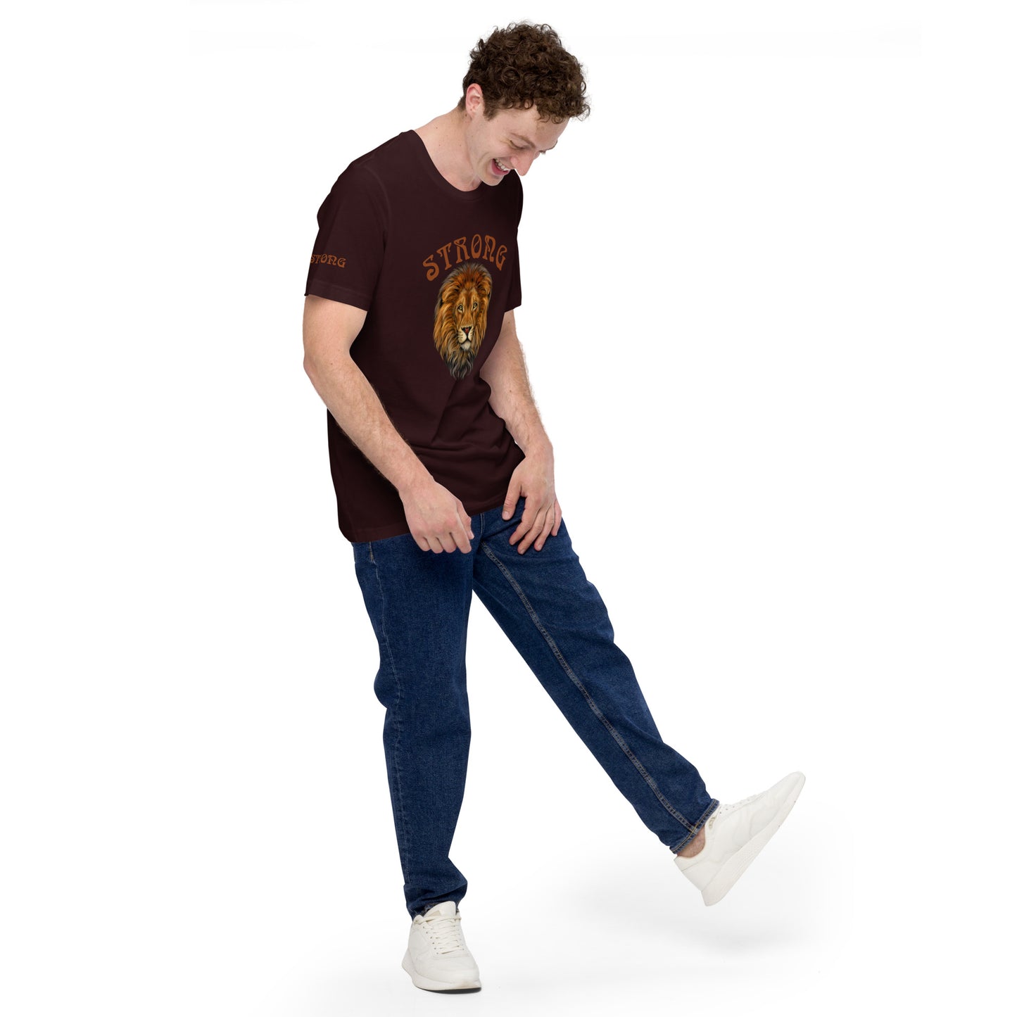 “STRONG” Men’s T-Shirt W/Brown Font