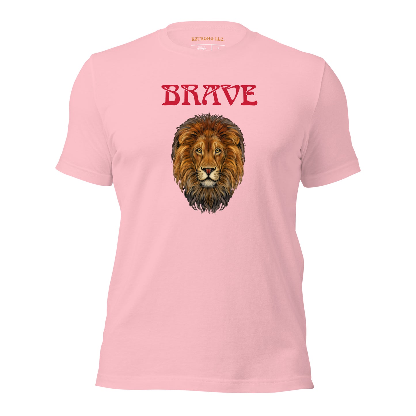 “BRAVE”Unisex T-Shirt W/Red Font