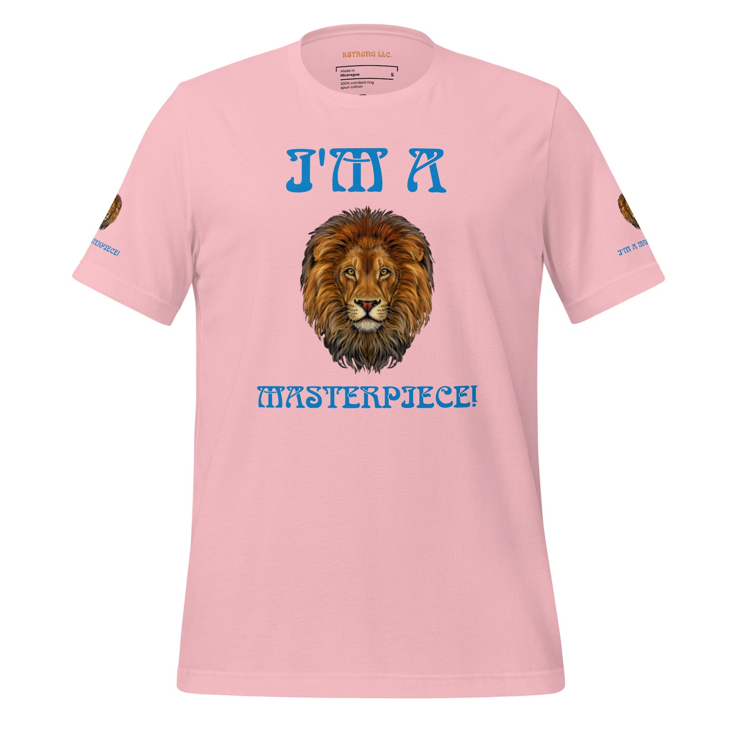 I’M A MASTERPIECE!"Unisex T-Shirt W/Blue Font
