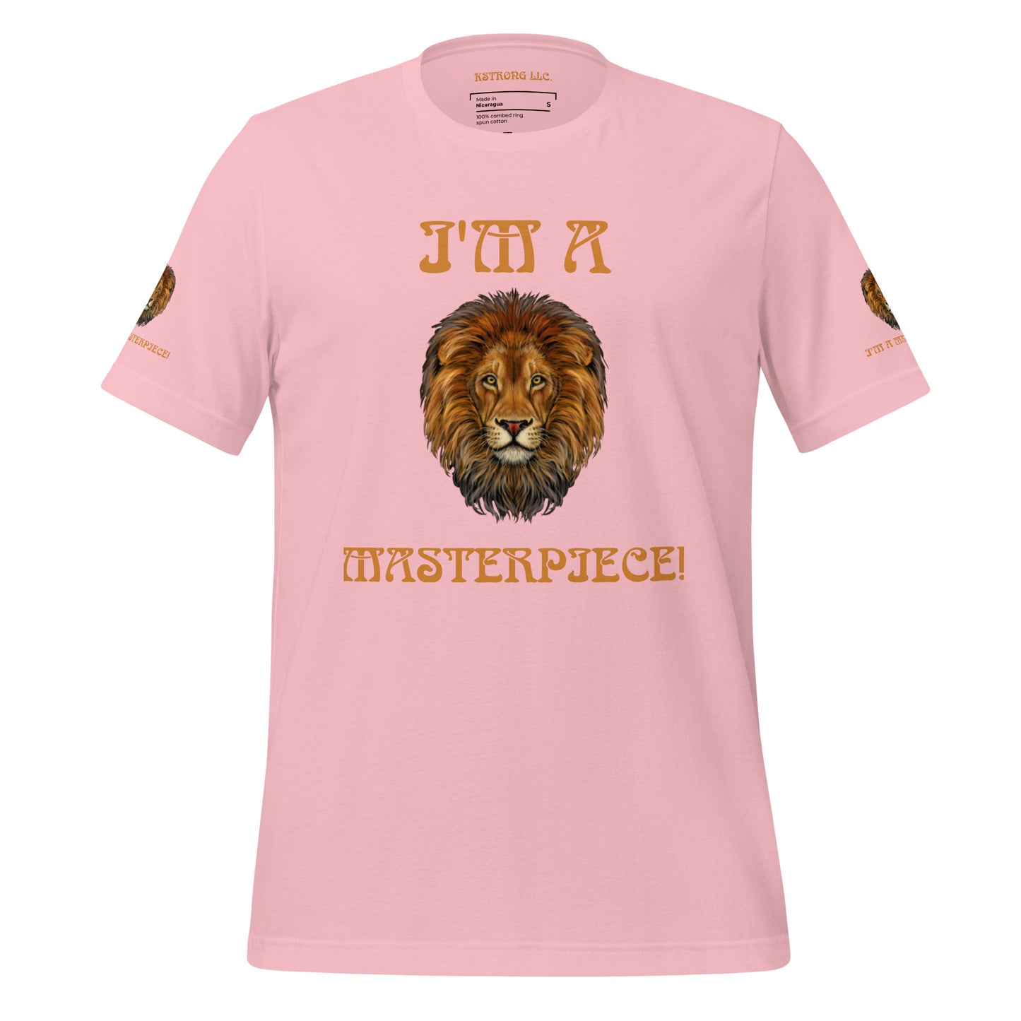 “I’M A MASTERPIECE!"Unisex T-Shirt W/Bronze Font
