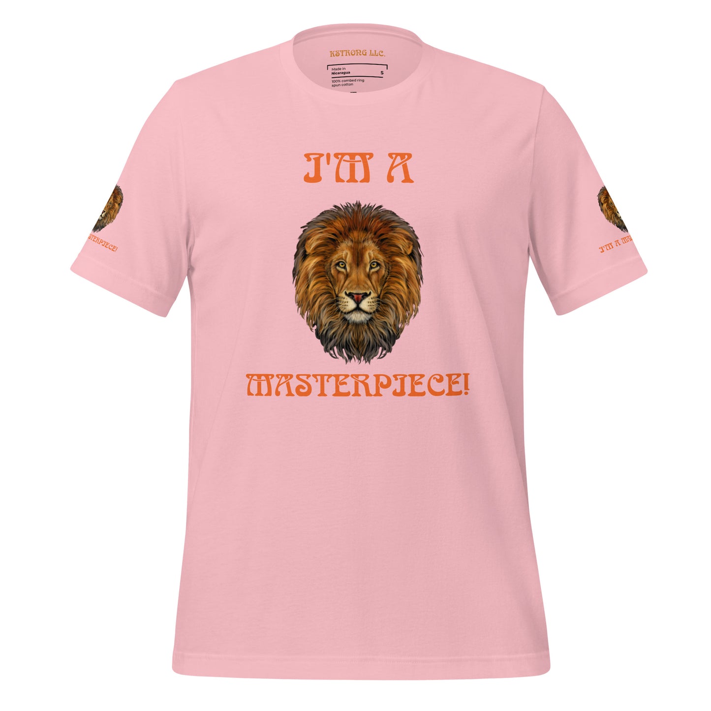 “I’M A MASTERPIECE!”Unisex T-Shirt W/Orange Font