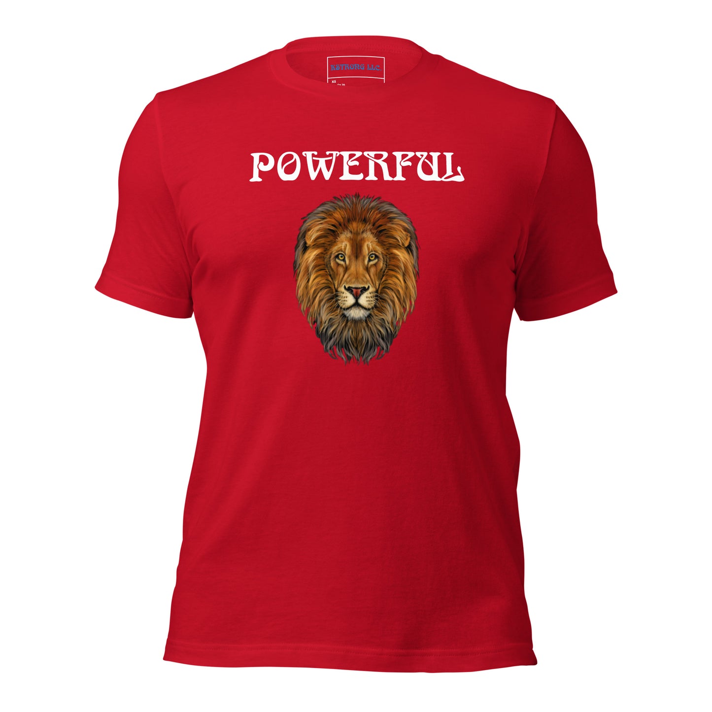 “POWERFUL”Unisex T-Shirt W/White Font