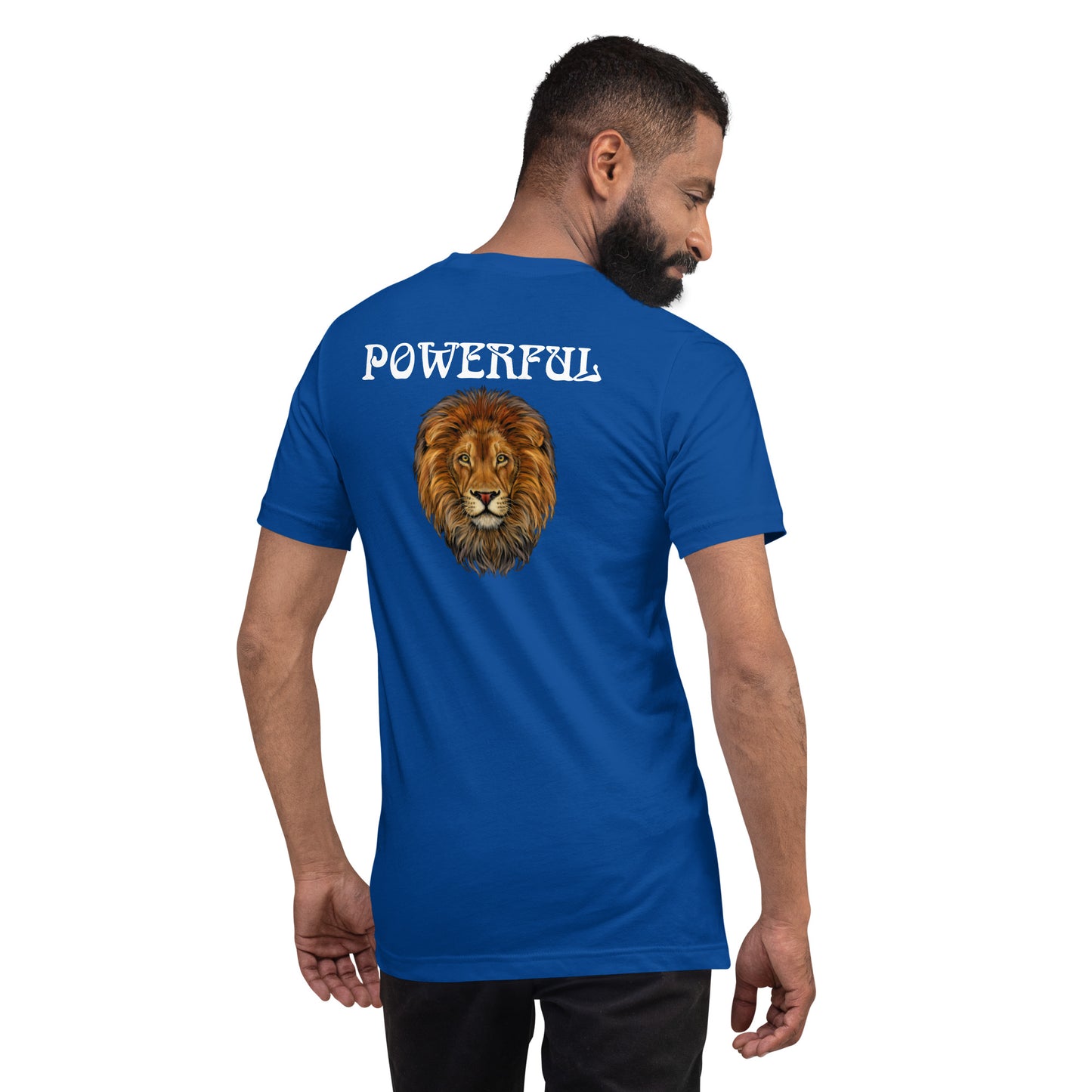 “POWERFUL”Unisex T-Shirt W/White Font