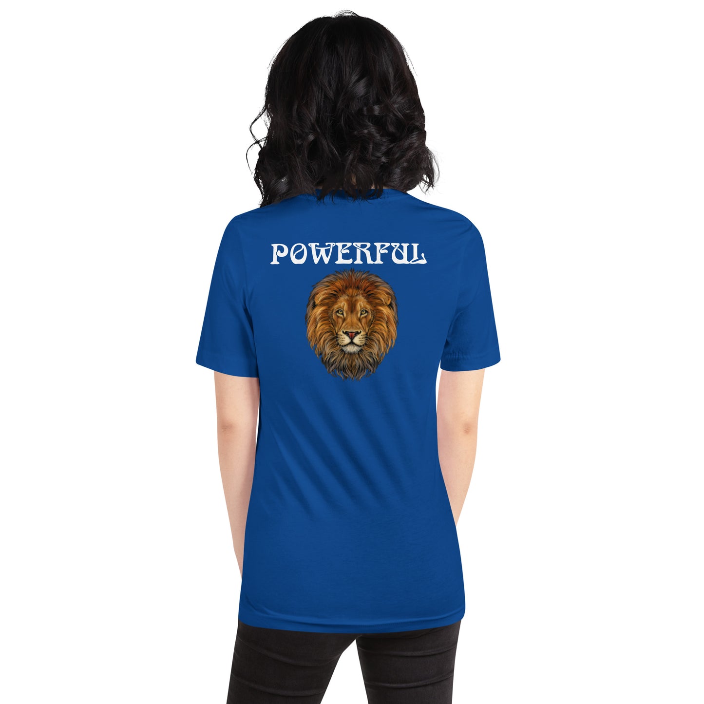 “POWERFUL”Unisex T-Shirt W/White Font