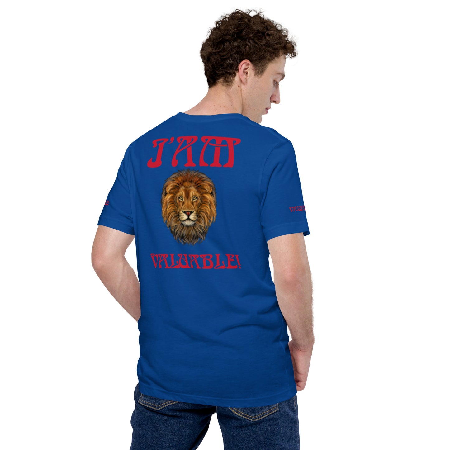 “I’AM VALUABLE!"Unisex T-Shirt W/Red Font