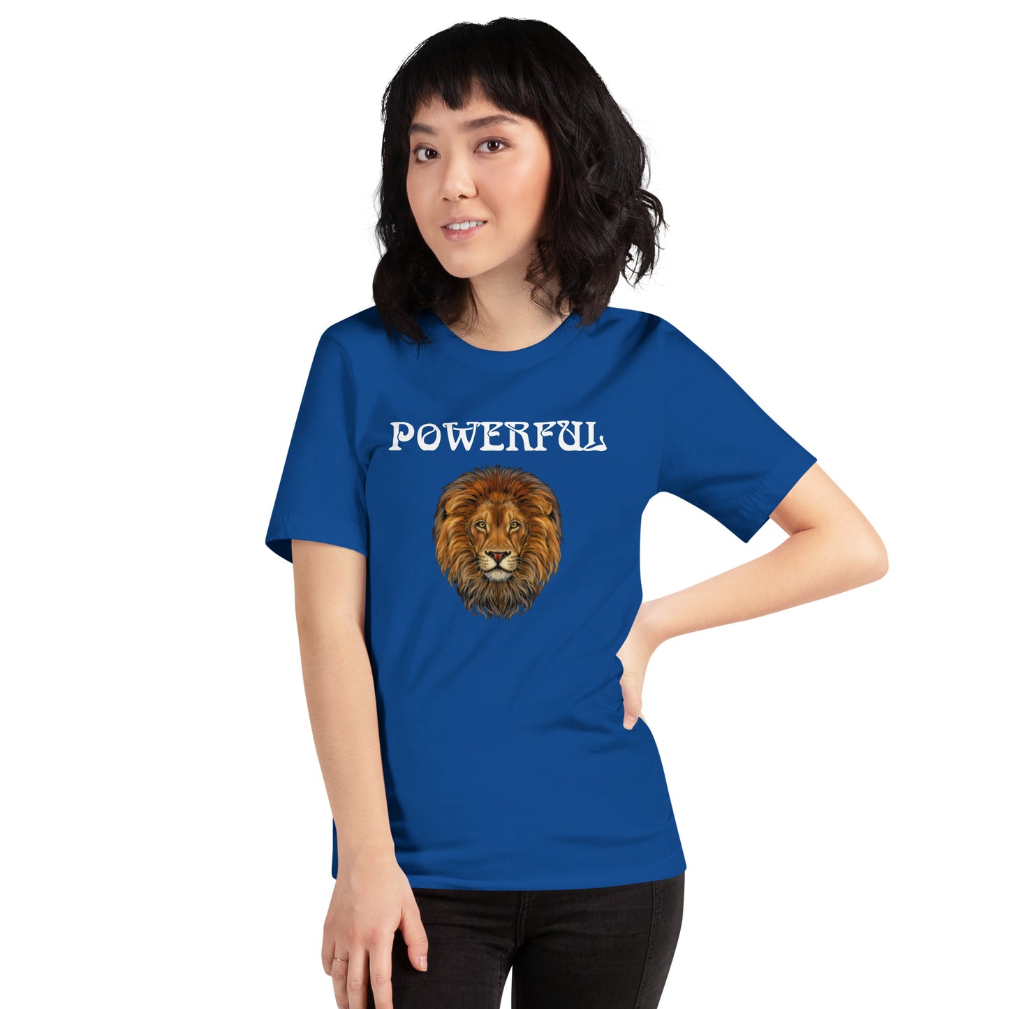 “POWERFUL”Unisex T-Shirt W/White Font