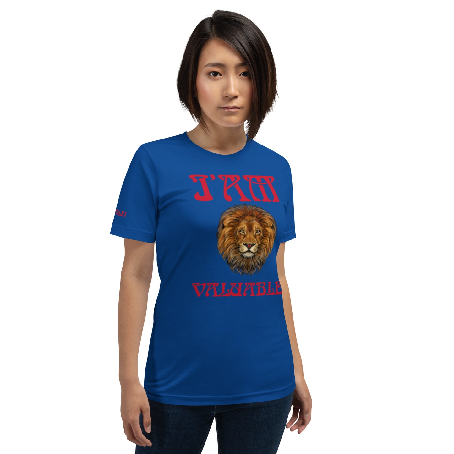 “I’AM VALUABLE!"Unisex T-Shirt W/Red Font