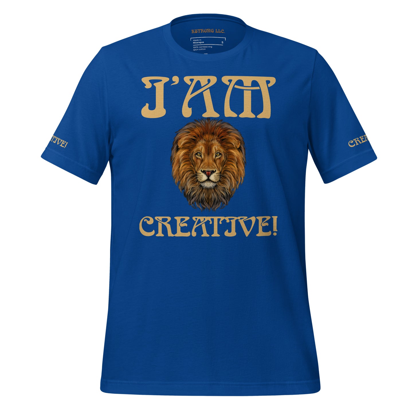 “I’AM CREATIVE!”Unisex T-Shirt W/Fawn Font
