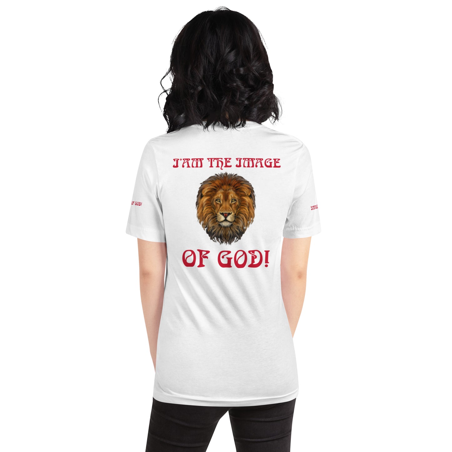 “I’AM THE IMAGE OF GOD!”Unisex T-Shirt W/Red Font
