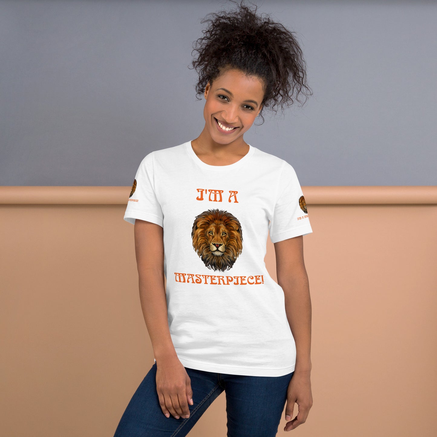 “I’M A MASTERPIECE!”Unisex T-Shirt W/Orange Font