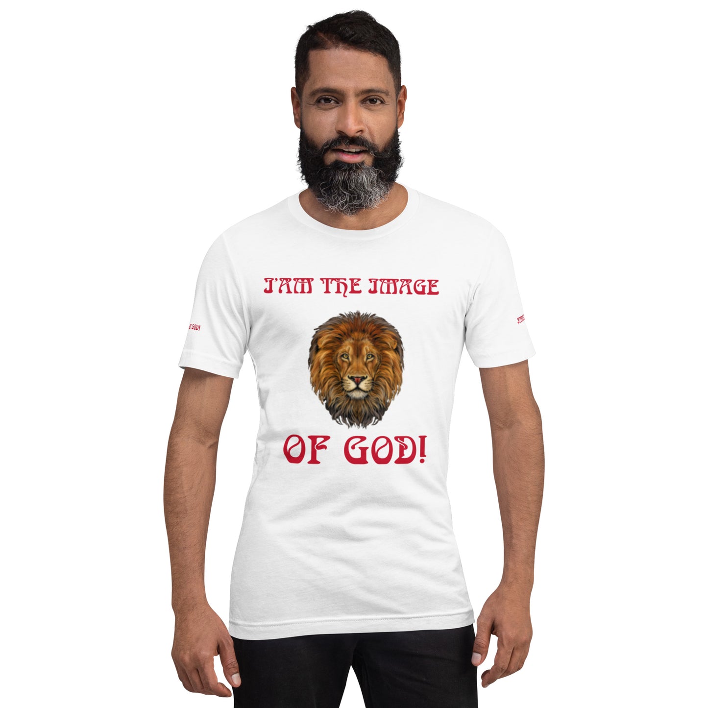 “I’AM THE IMAGE OF GOD!”Unisex T-Shirt W/Red Font