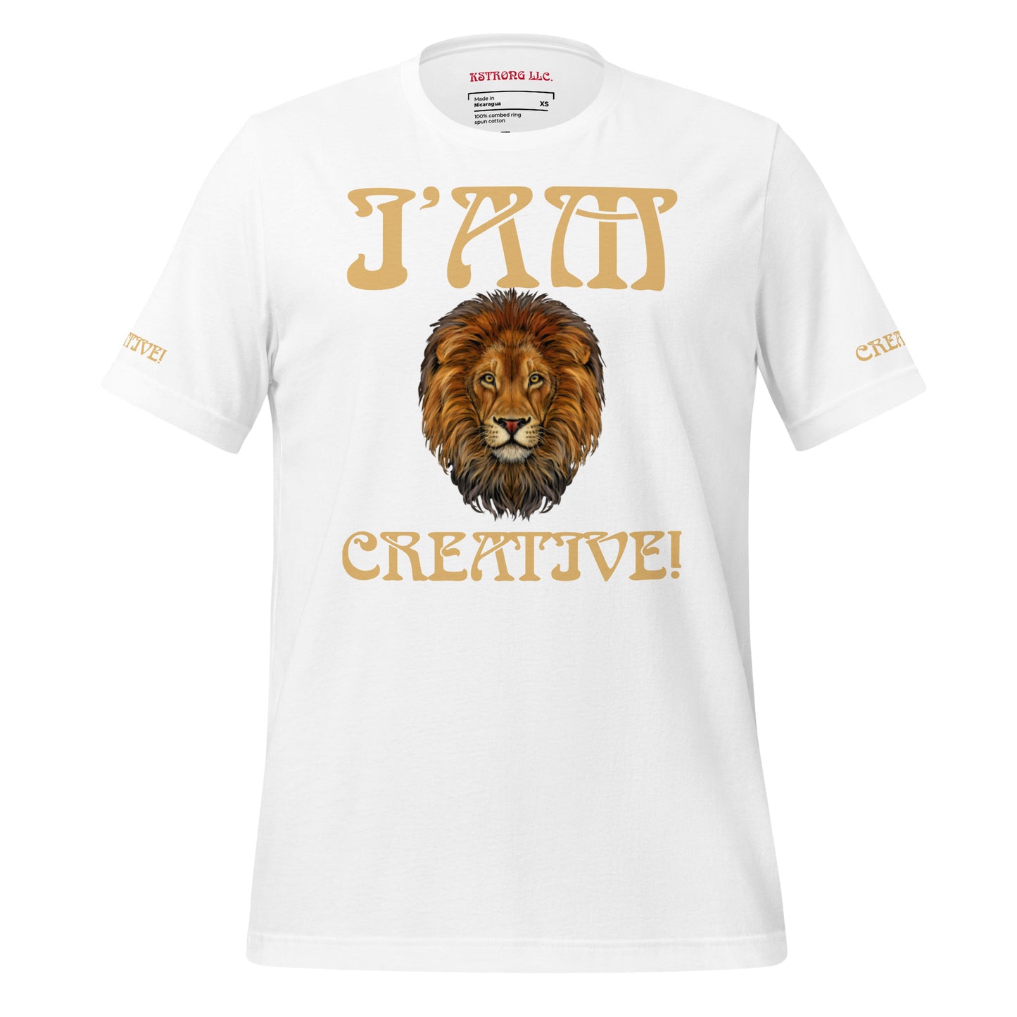“I’AM CREATIVE!”Unisex T-Shirt W/Fawn Font