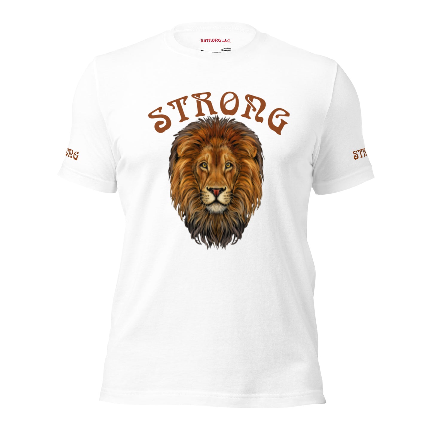 “STRONG” Men’s T-Shirt W/Brown Font