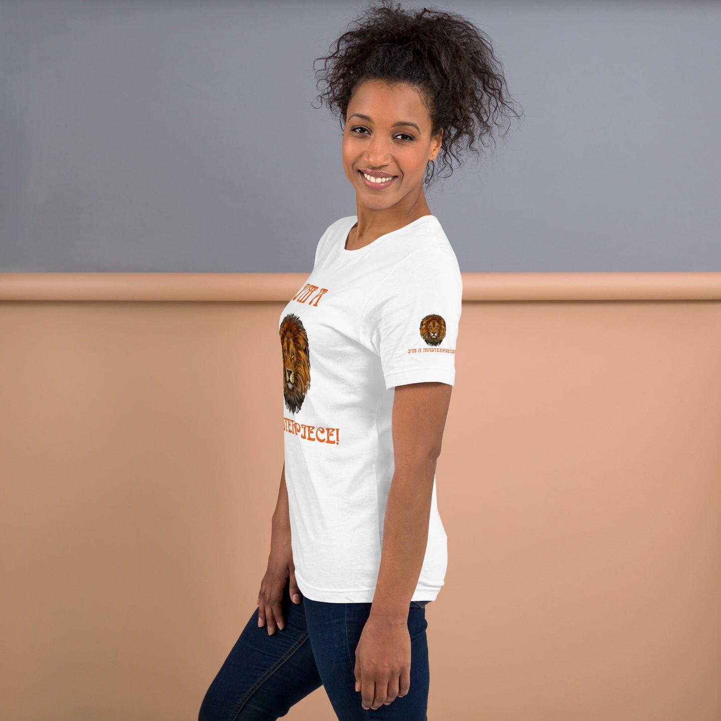 “I’M A MASTERPIECE!”Unisex T-Shirt W/Orange Font